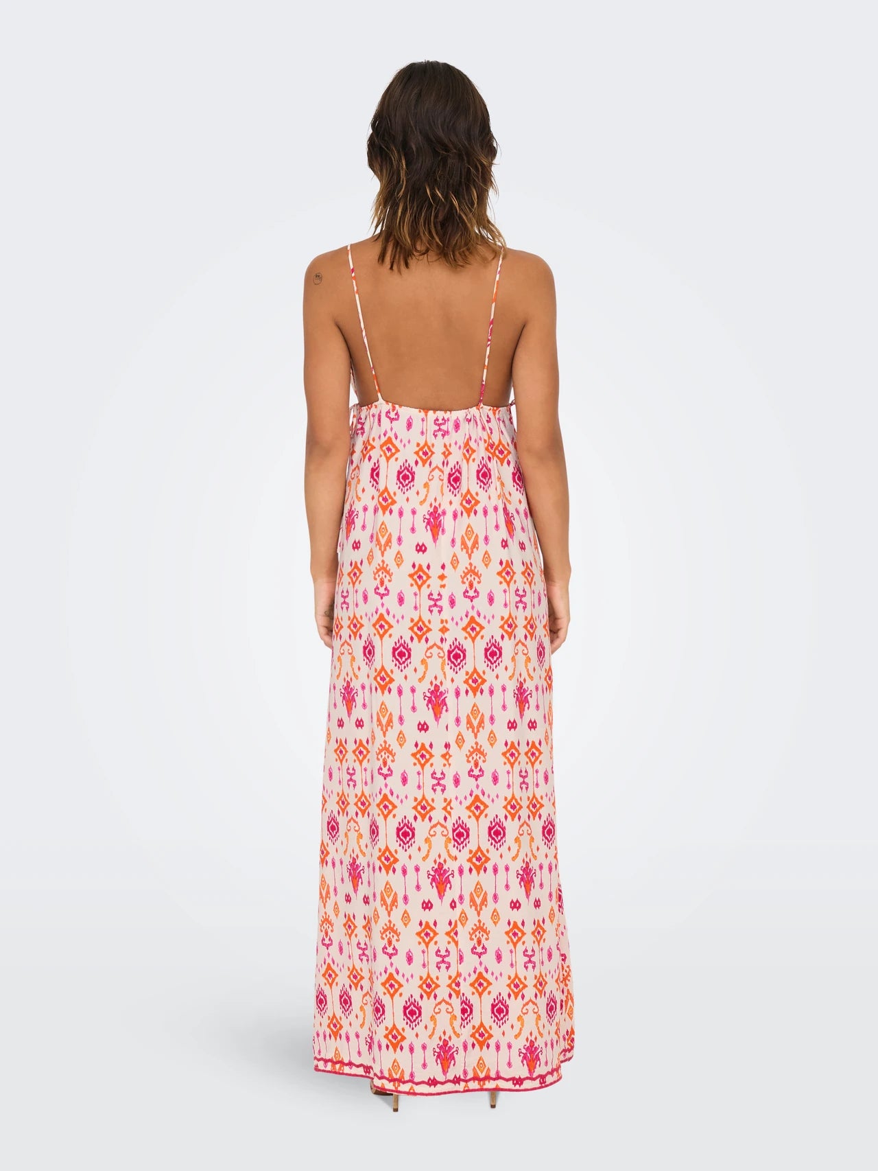 Only donna abito Elanor 15345903 Sangria Sunset