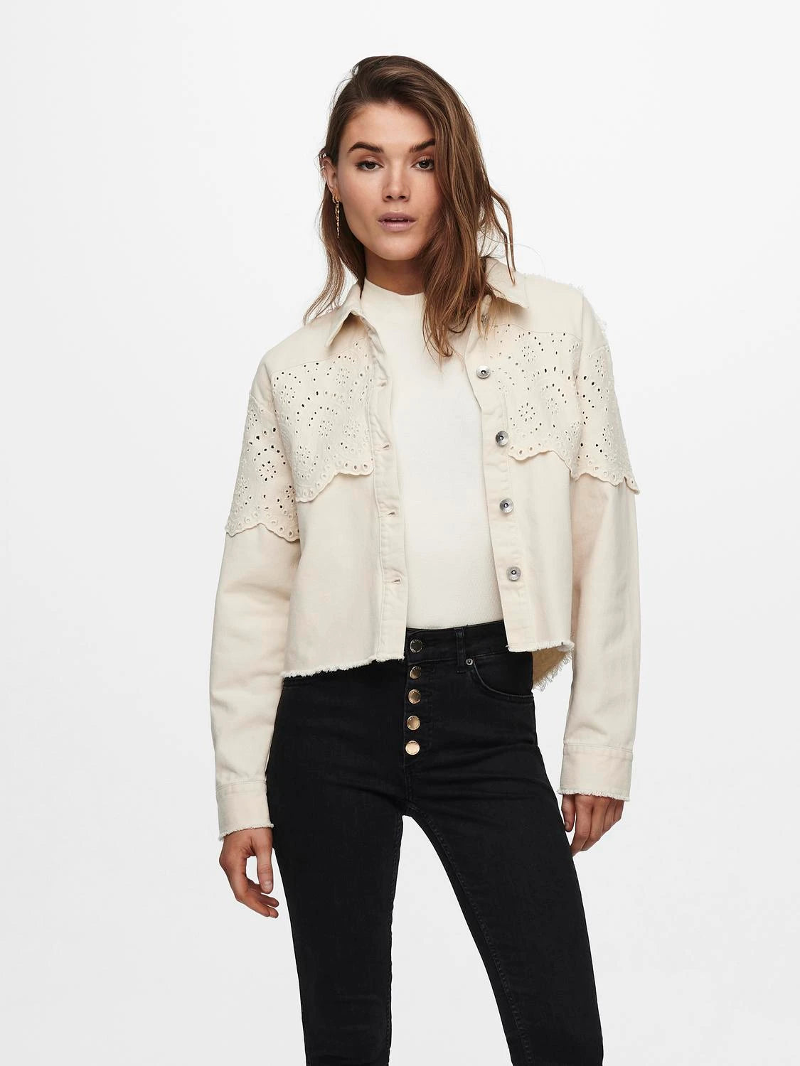 Only donna giubbino Elena Crochet 15232378 moonbeam