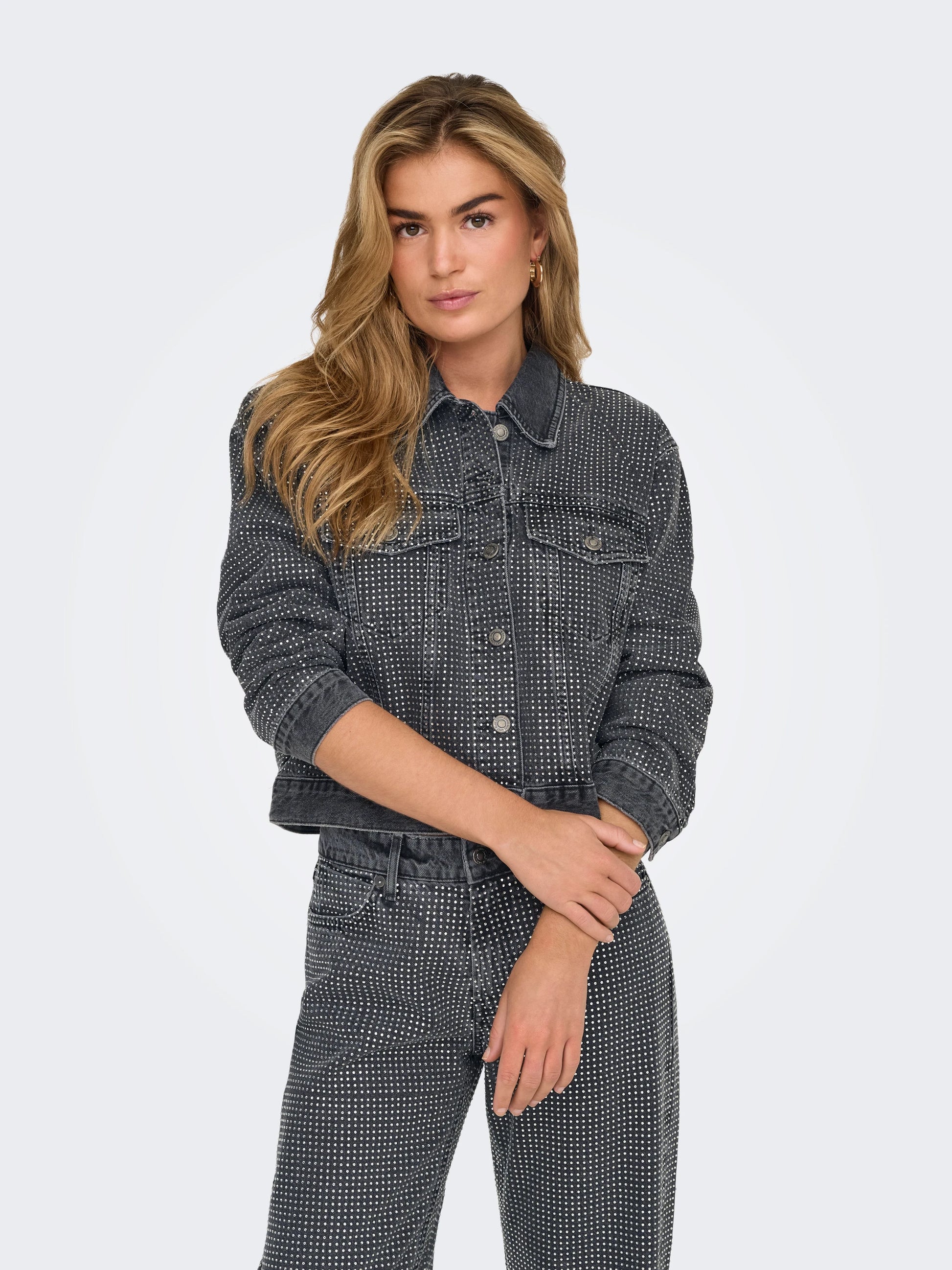 Only donna giubbino Hudson 15332586 Grey Denim
