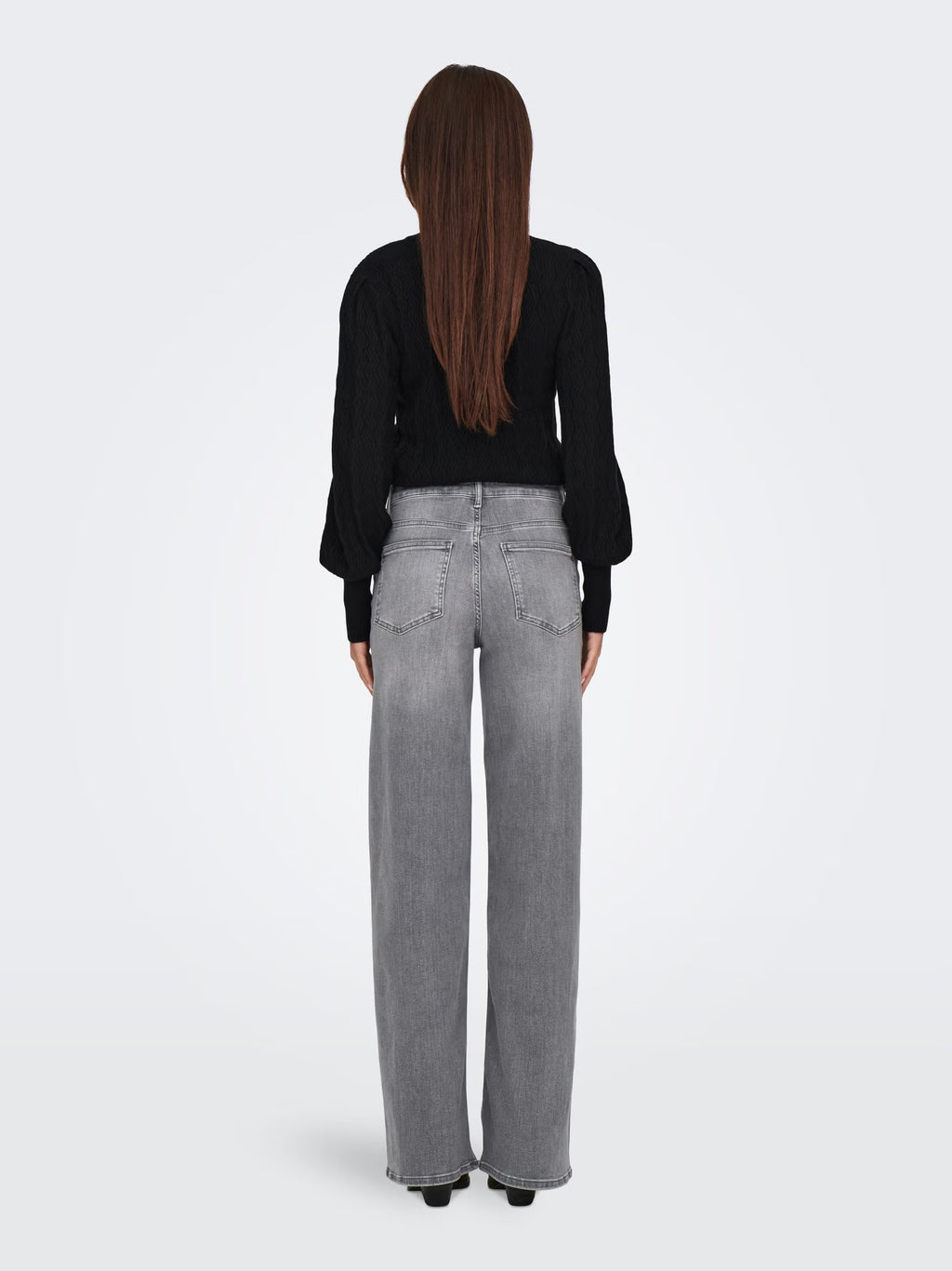 Only donna jeans Cobain Reg Wide 15352128 MediumGrey