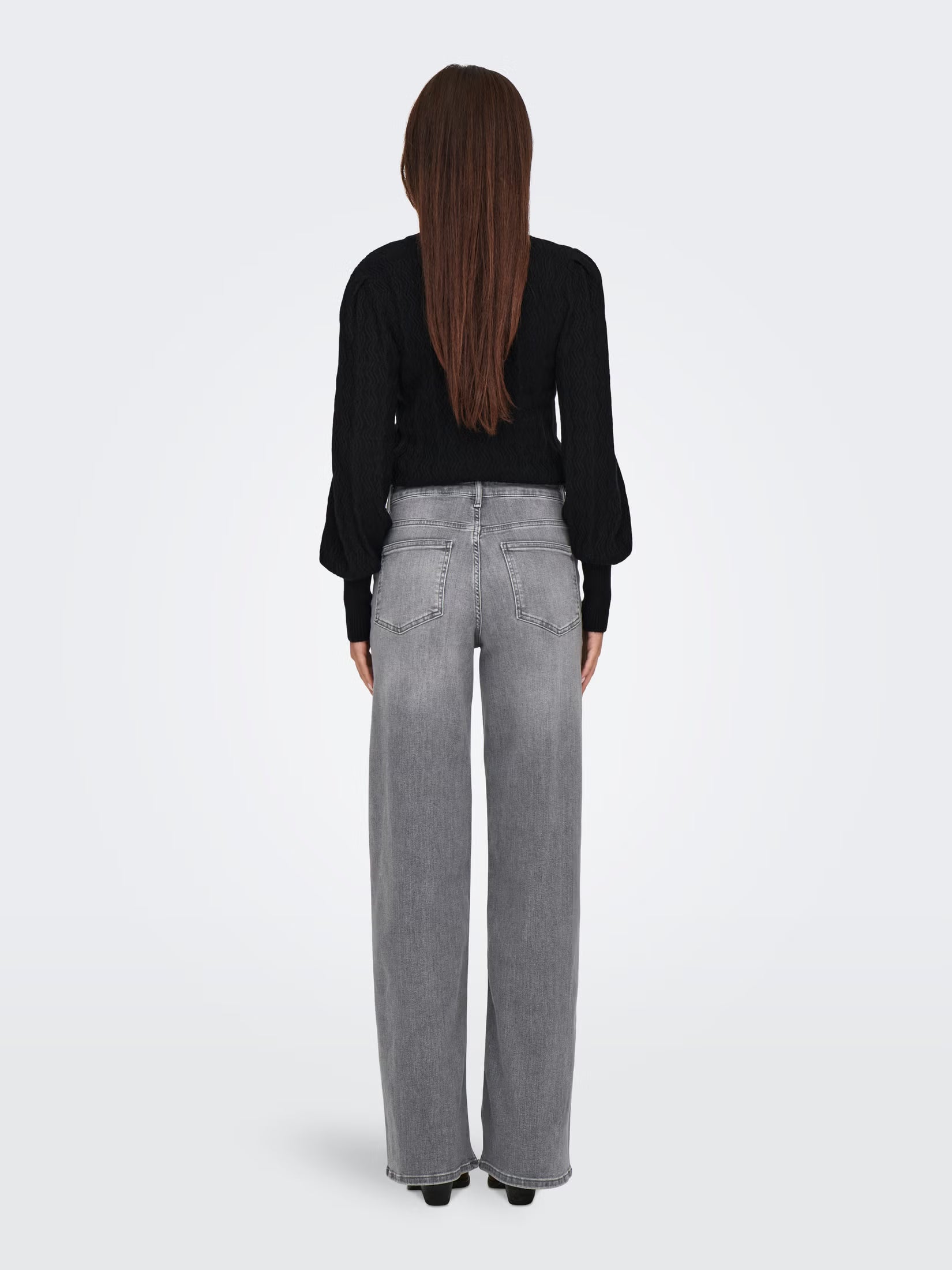 Only donna jeans Cobain Reg Wide 15352128 MediumGrey