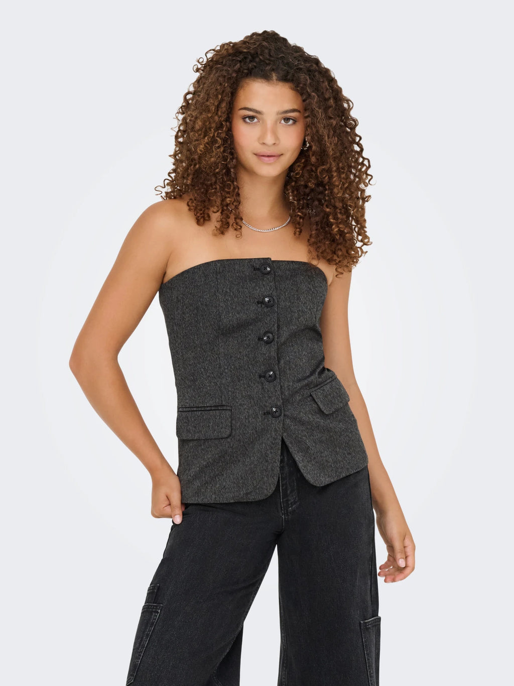 Only donna top Marnie s/l But Tube 15357612 DarkGrey