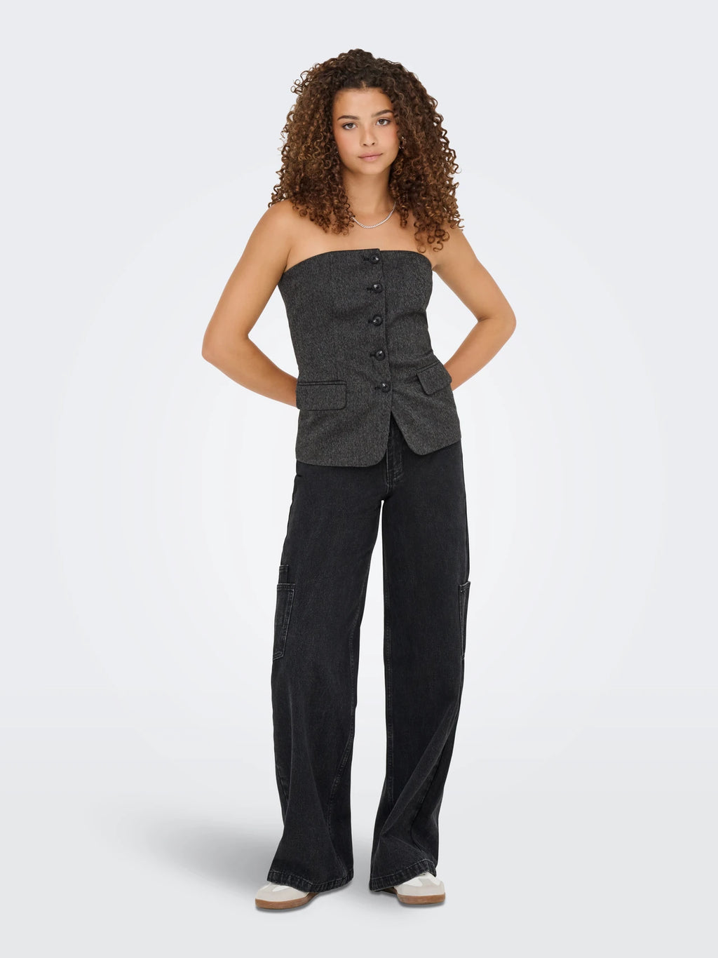 Only donna top Marnie s/l But Tube 15357612 DarkGrey