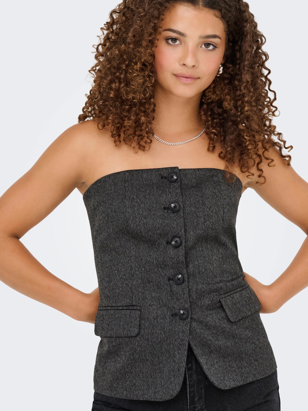 Only donna top Marnie s/l But Tube 15357612 DarkGrey