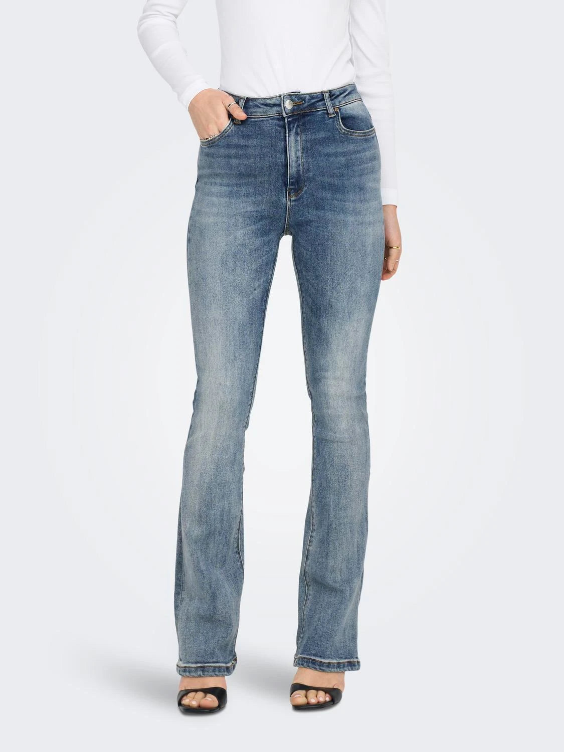Only donna jeans Mila Flared 15244147 Blue / Medium Blue Denim