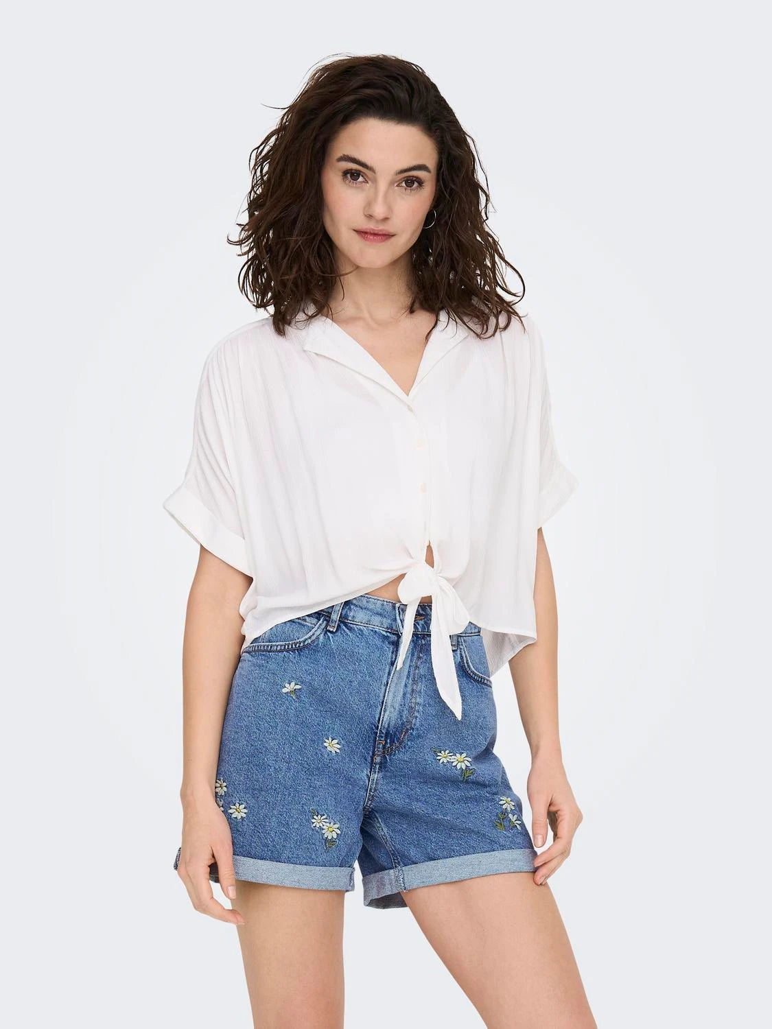 Only donna camicia Paula Life 15281497 White
