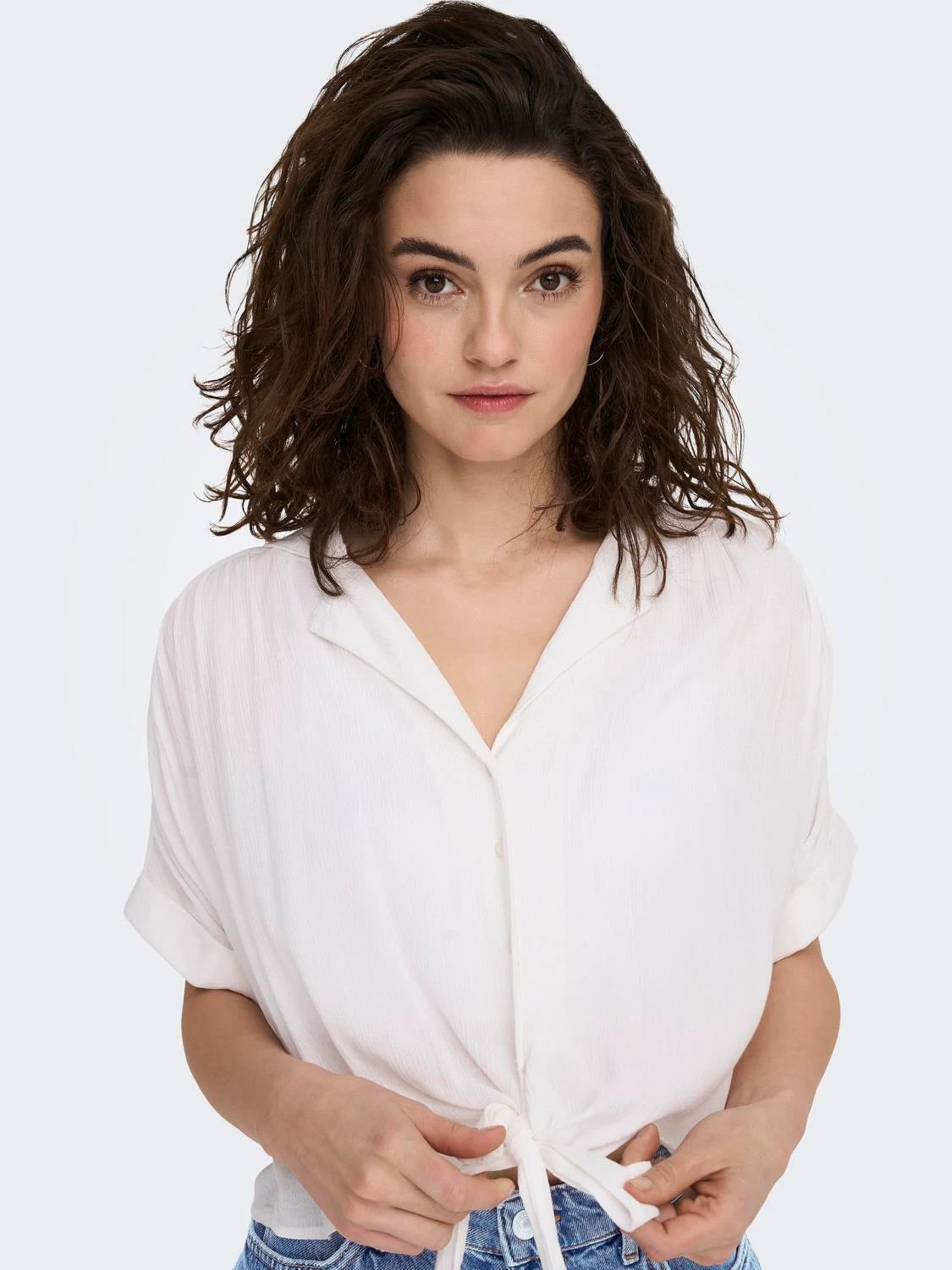 Only donna camicia Paula Life 15281497 White