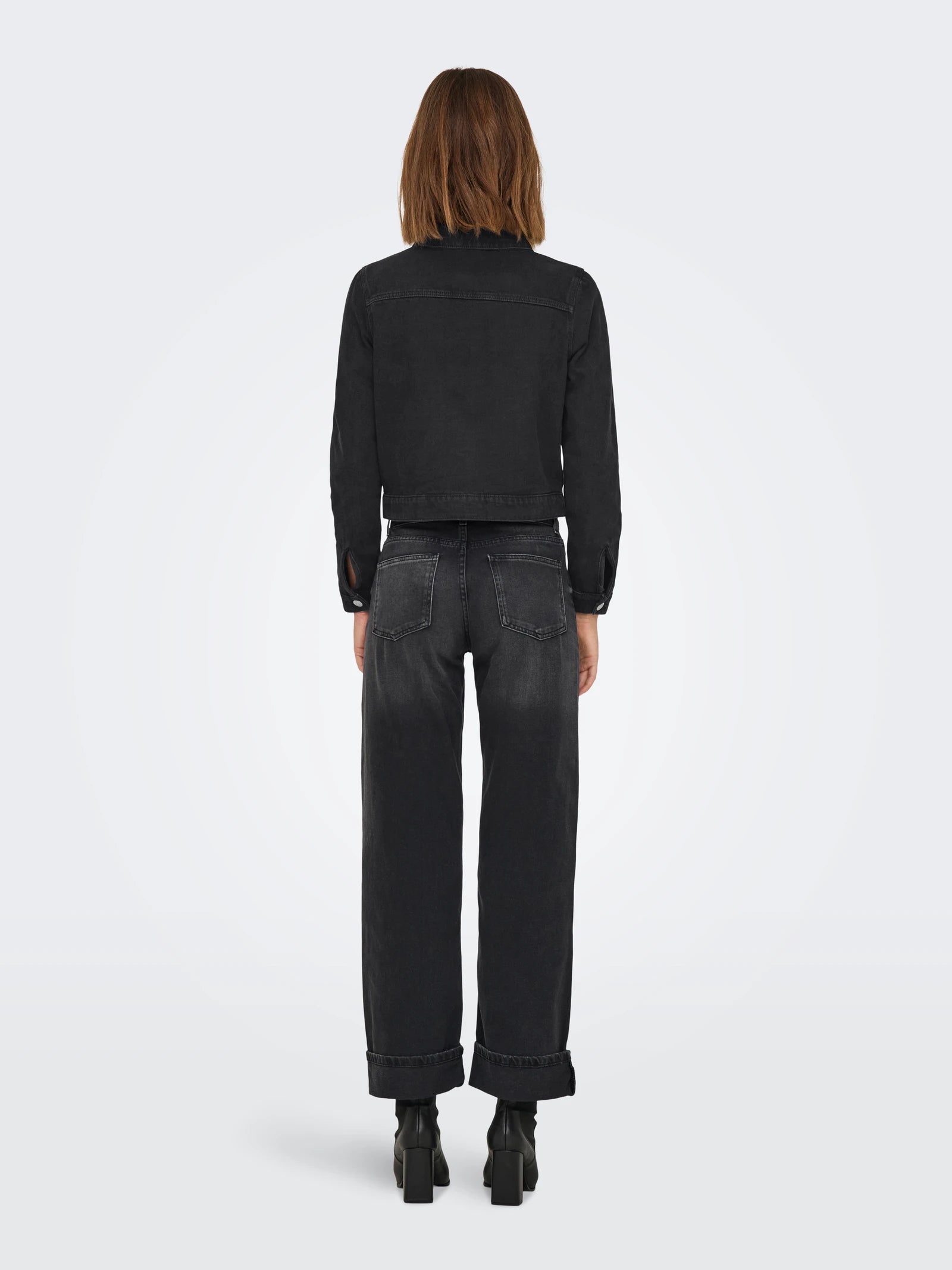 Only donna giubbino Rillo 15346962 Black Denim