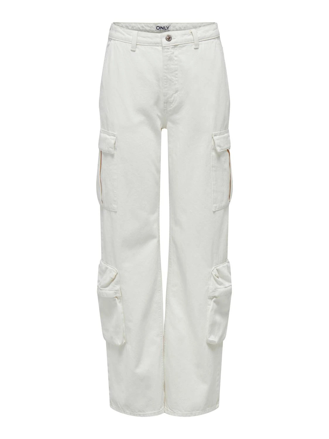 Only donna jeans Ringo Wide box cargo 15311276 colore Ecru