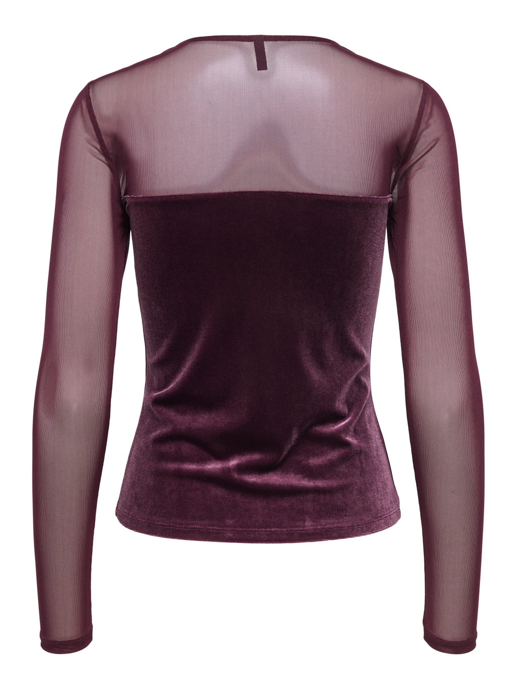 Only donna t-shirt Smooth Mesh 15360668 Winetasting