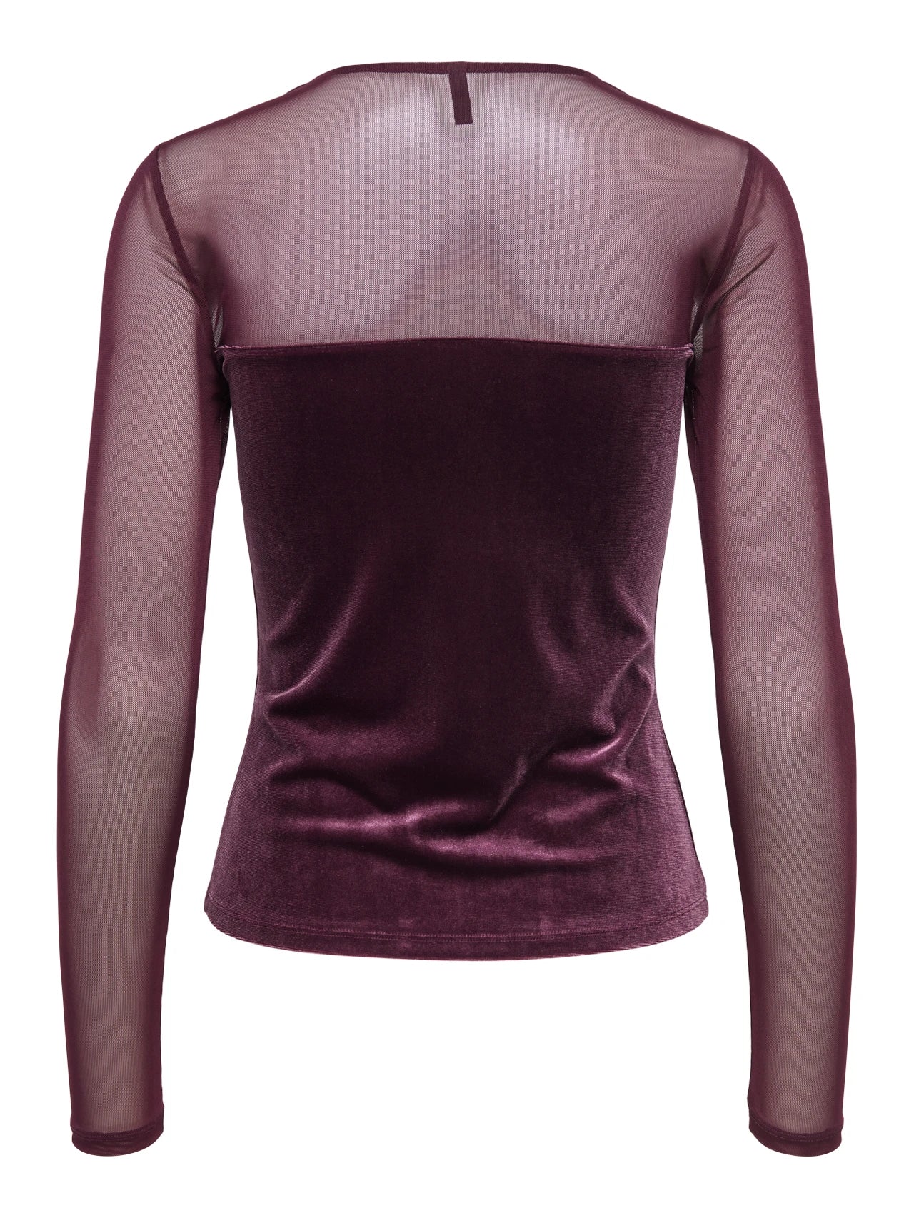 Only donna t-shirt Smooth Mesh 15360668 Winetasting