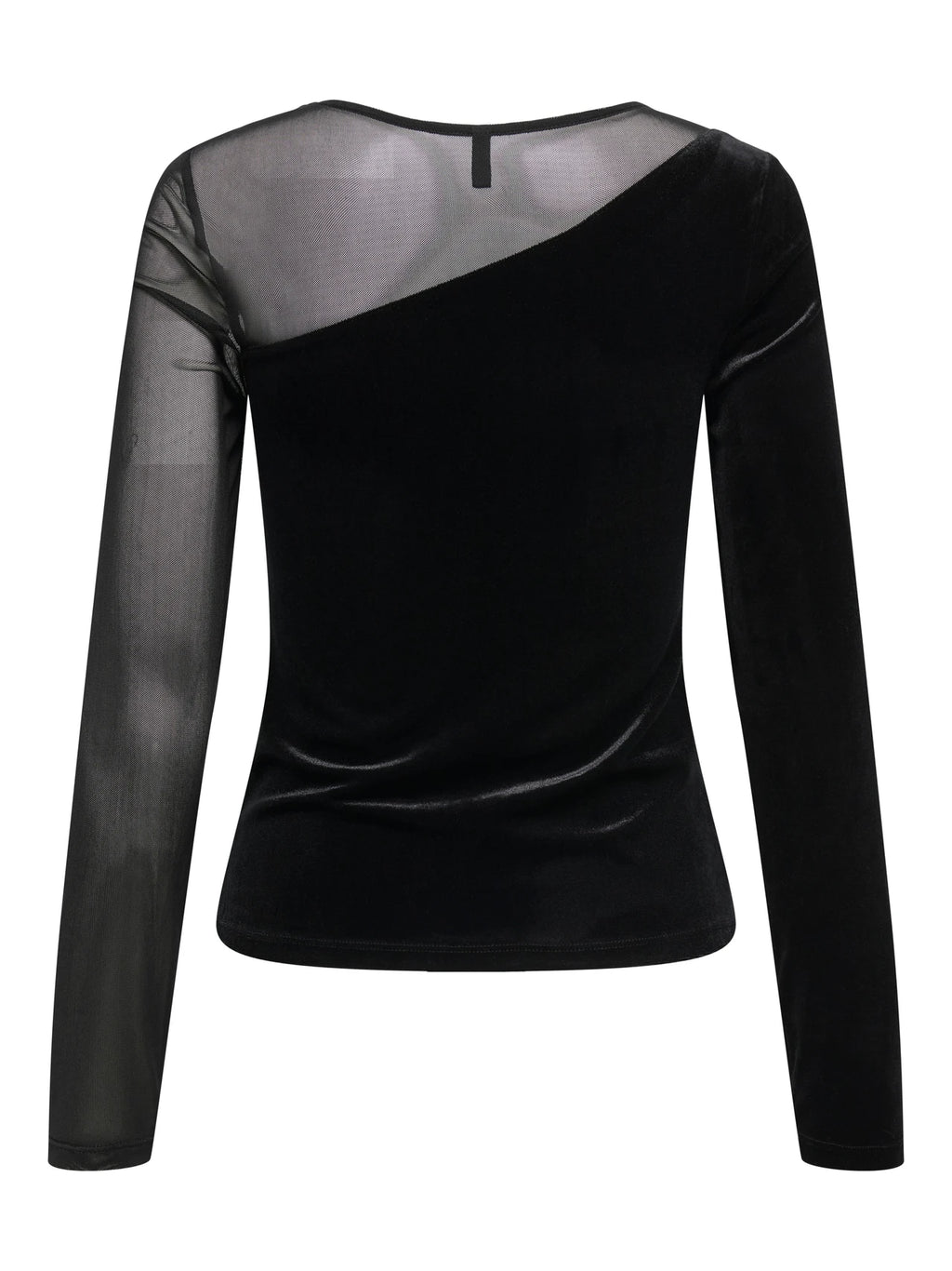 Only donna t-shirt Smooth Mesh 15360668 Black