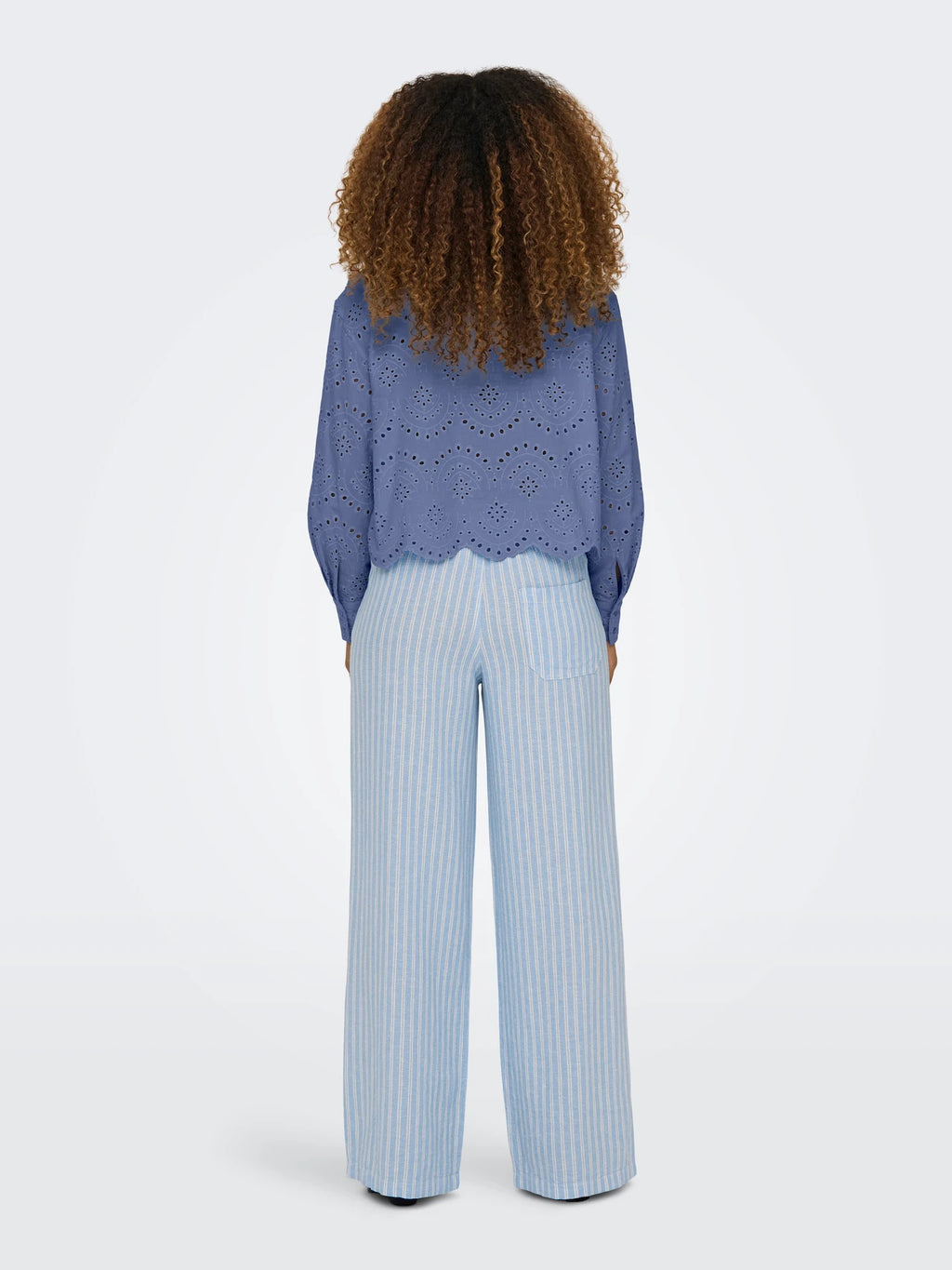 Only donna camicia Valais noose 15269568 Blue Indigo