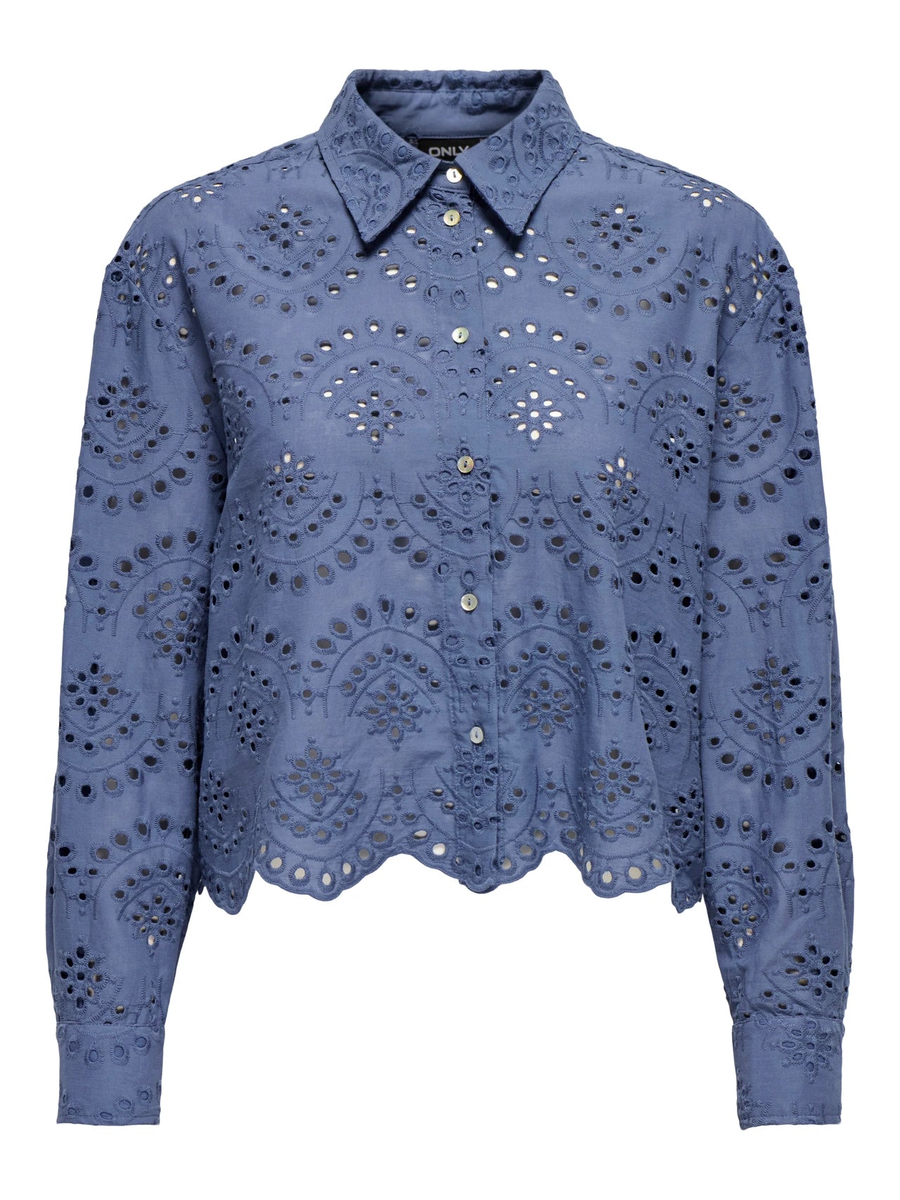 Only donna camicia Valais noose 15269568 Blue Indigo