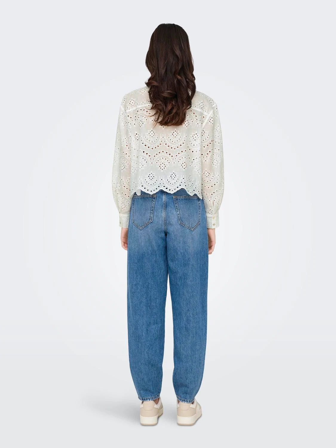 Only donna camicia Valais noos 15269568 Cloud Dancer