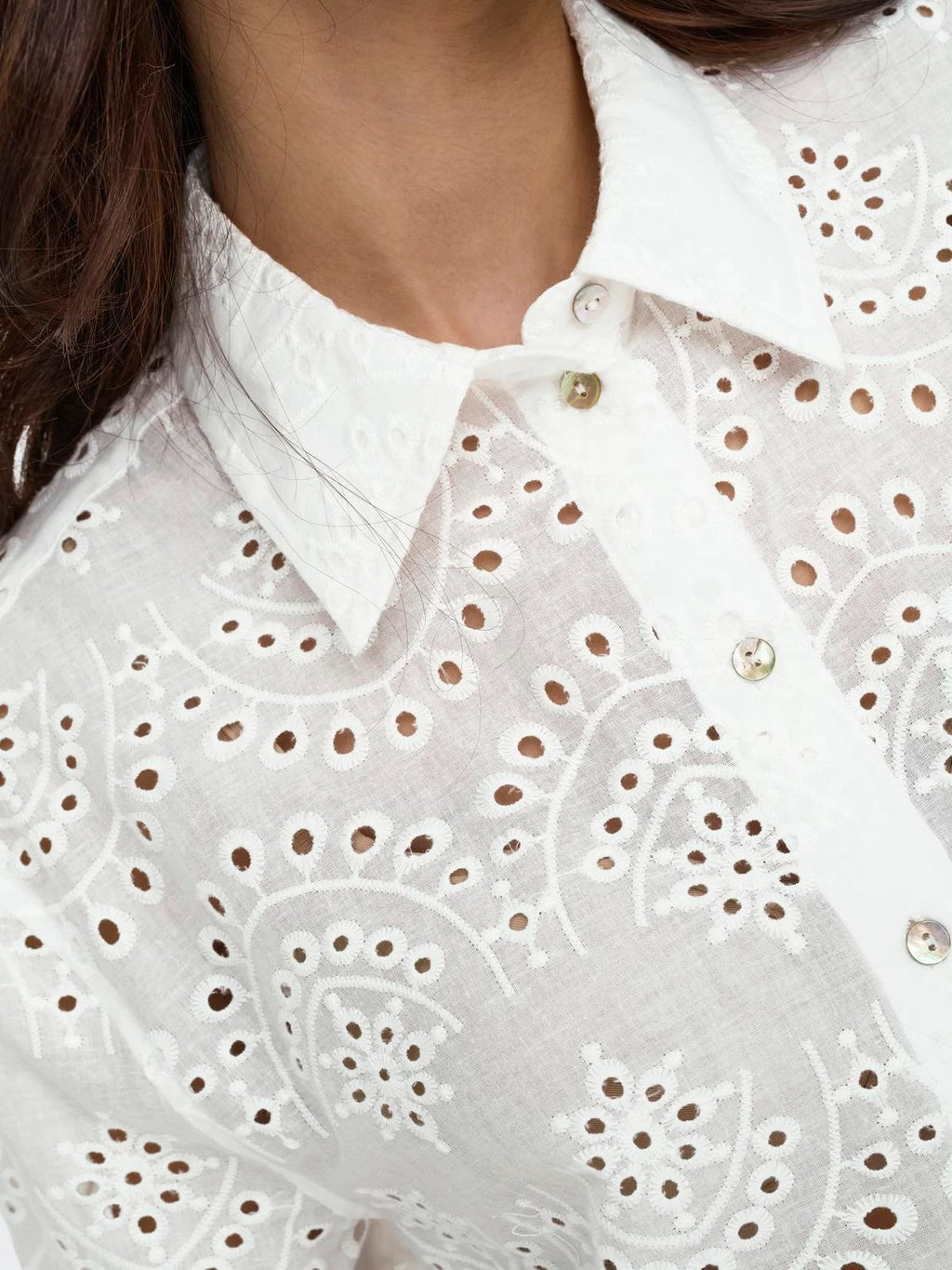 Only donna camicia Valais noos 15269568 Cloud Dancer