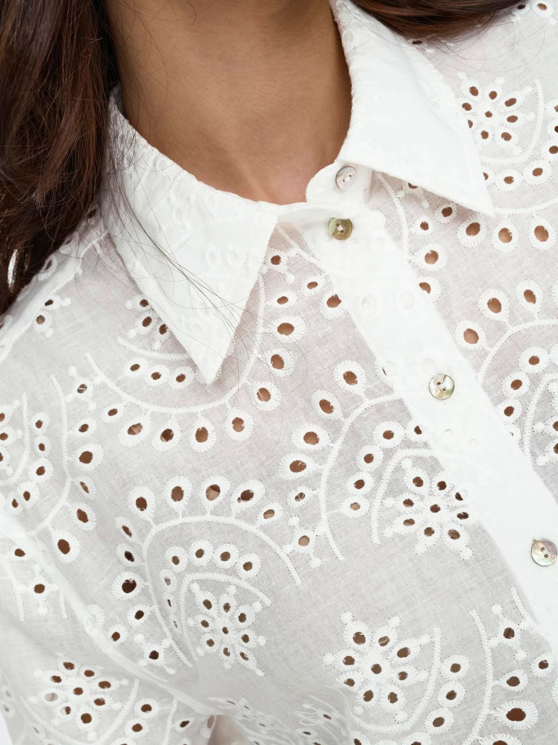 Only donna camicia Valais noos 15269568 Cloud Dancer