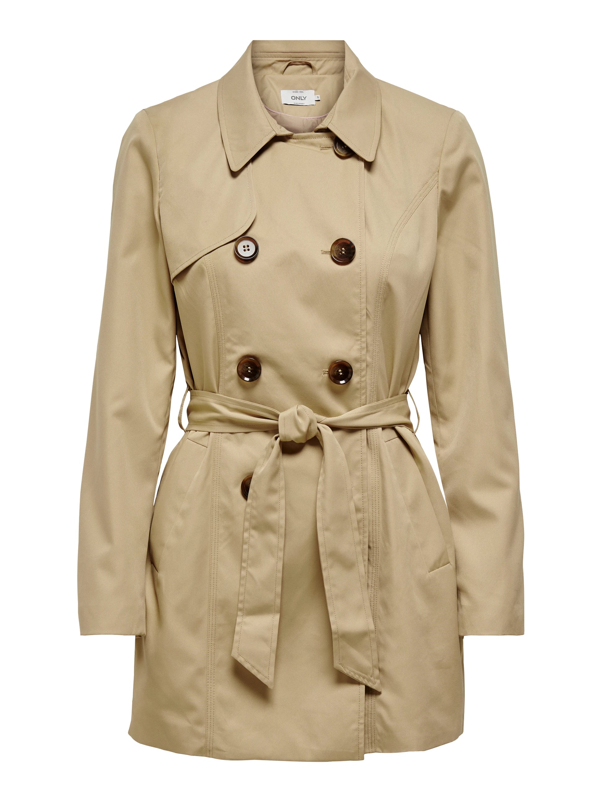 Only donna trench Valerie 15191821 Ginger Root