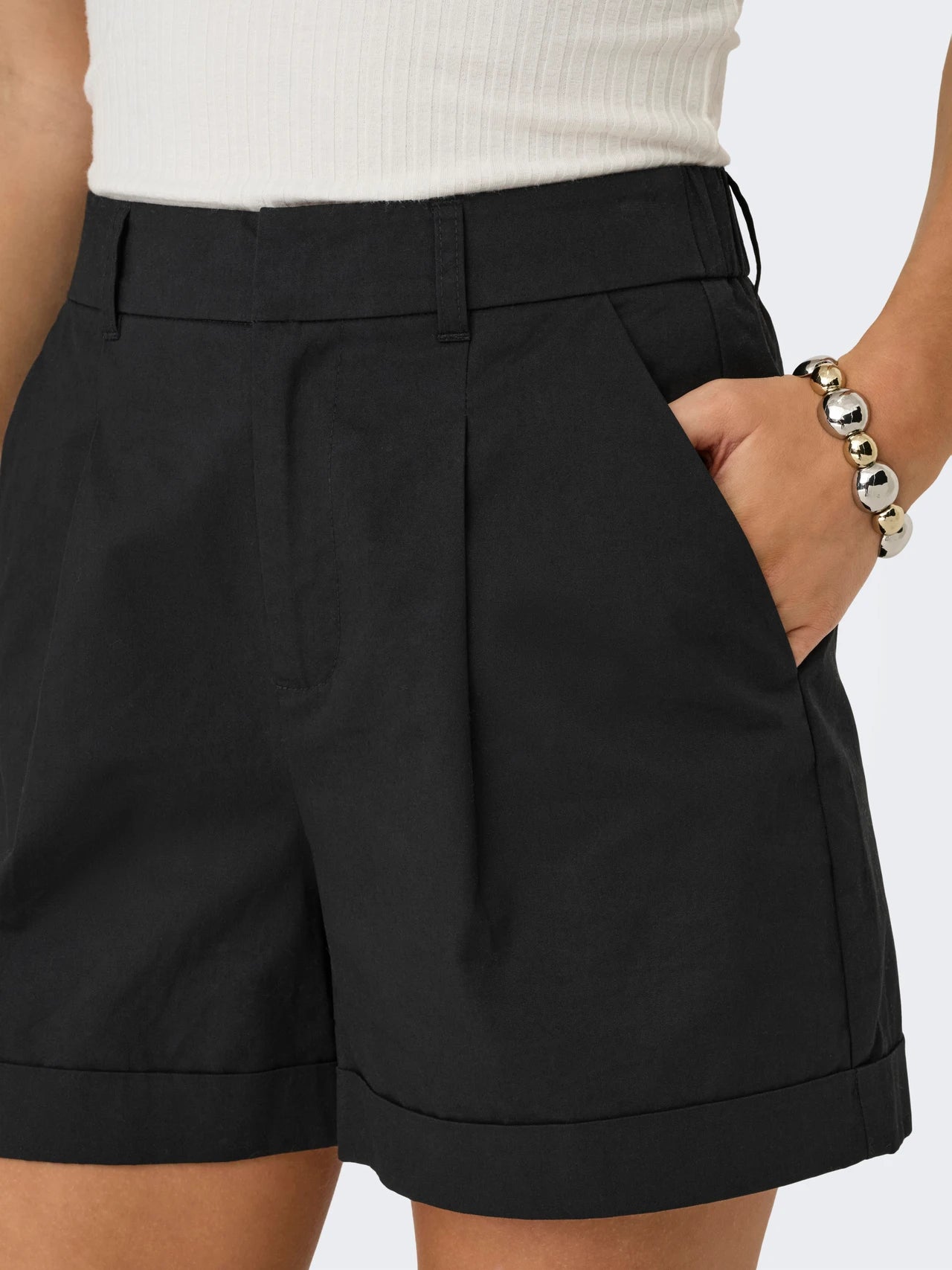 Only donna short Zora Chino 15344541 Black
