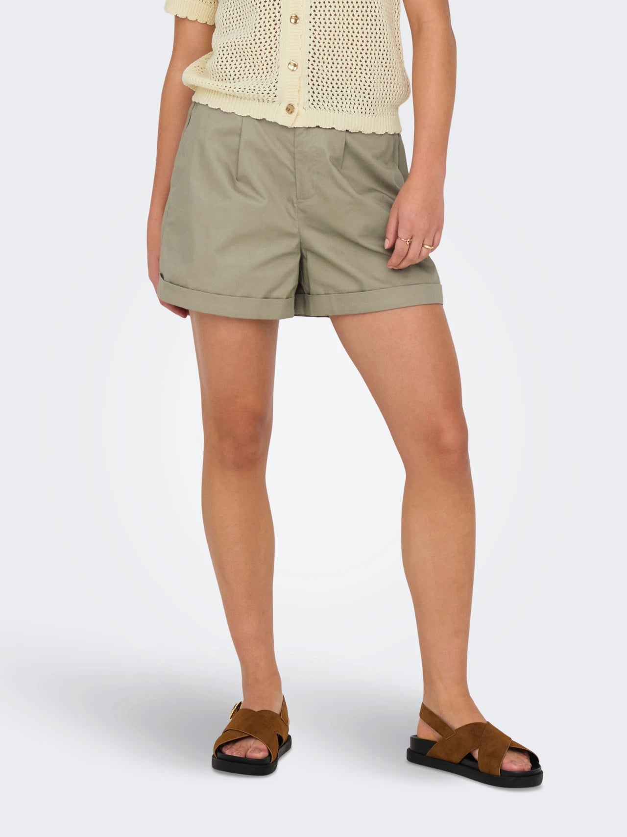 Only donna short Zora Chino 15344541 Oxford Tan