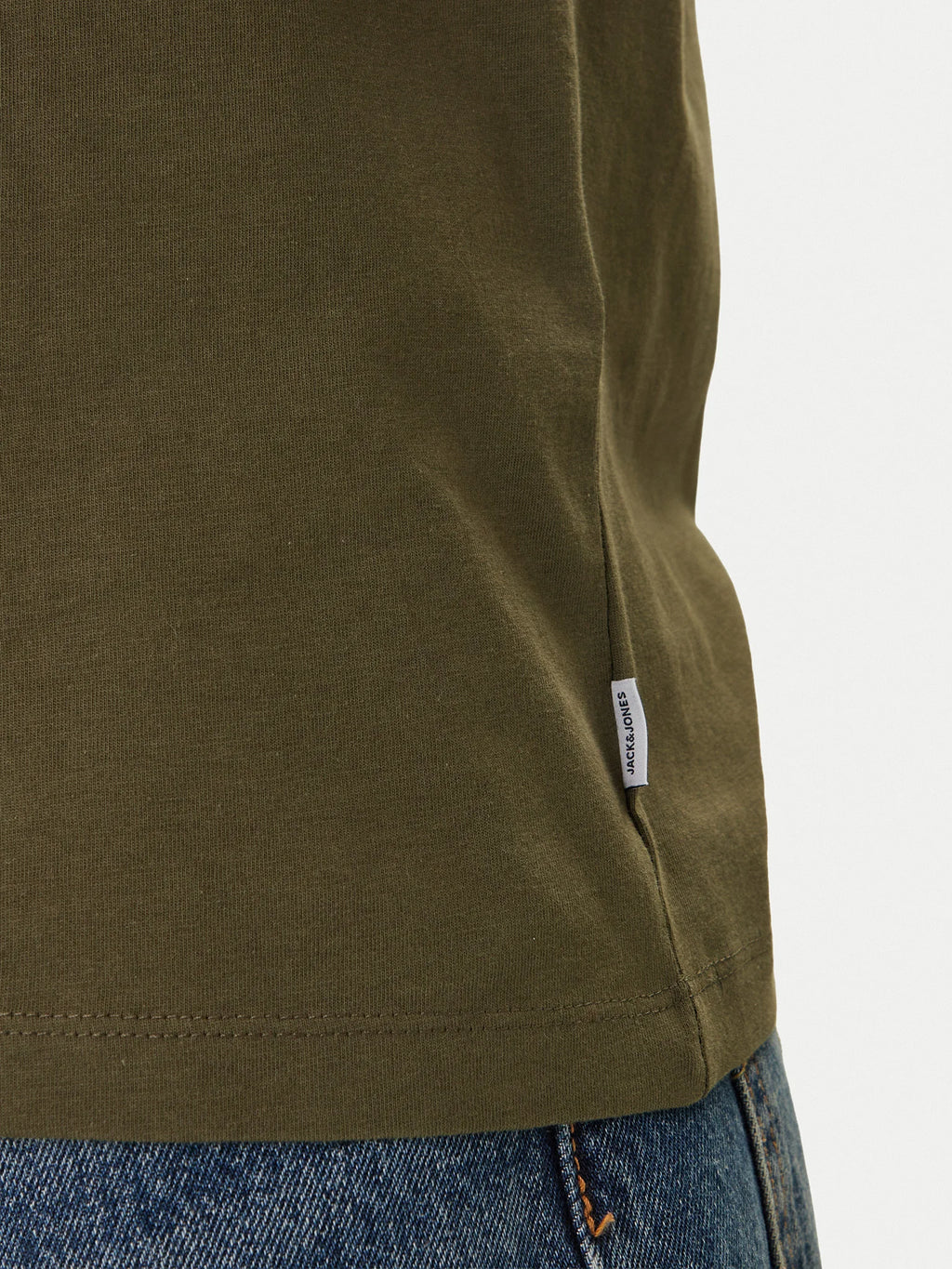 Jack & Jones uomo t-shirt Organic 12156101 Olive Nig