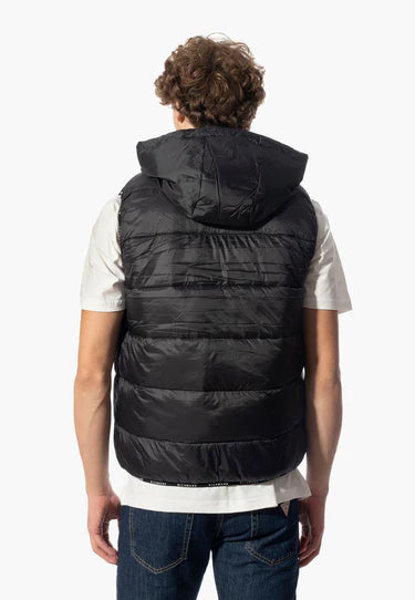 richmond uomo giubbino padded gilet buksa MA24242PI black