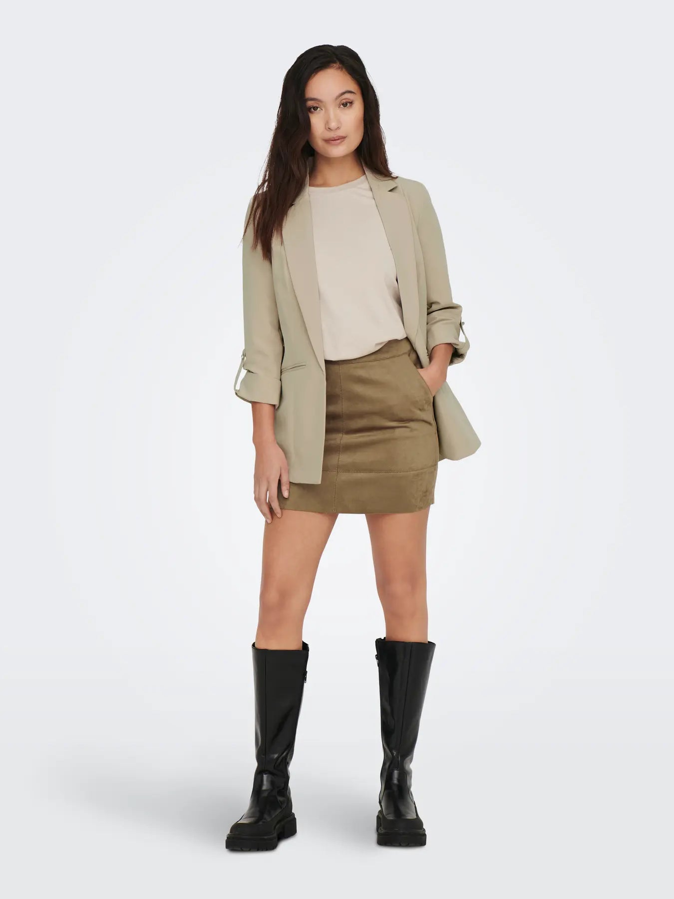 Only donna giacca Kayle Orleen 15218743 Oxford Tan