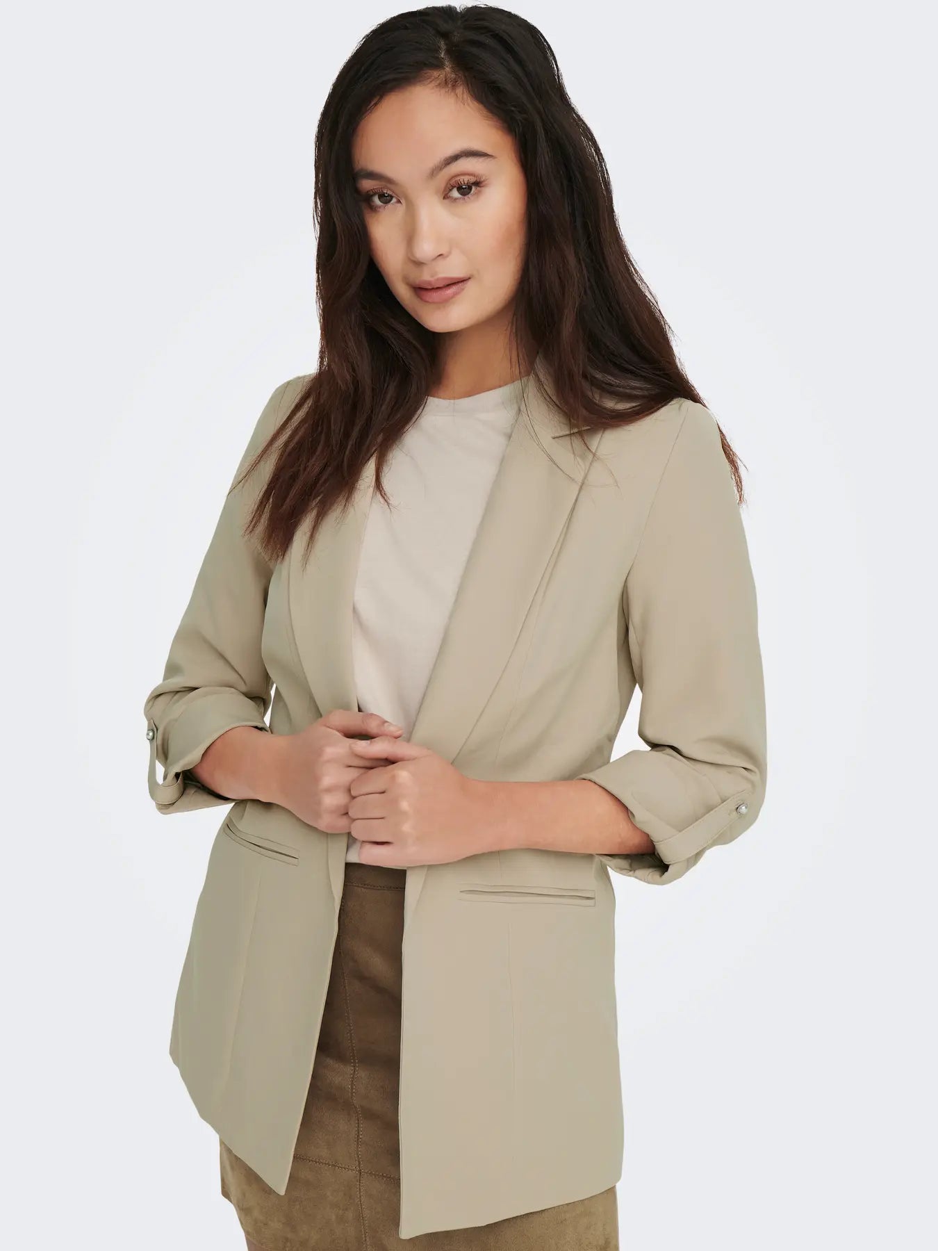 Only donna giacca Kayle Orleen 15218743 Oxford Tan