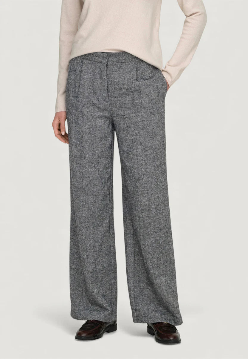 Only donna pantalone BEKKA LIFE WIDE WOOL