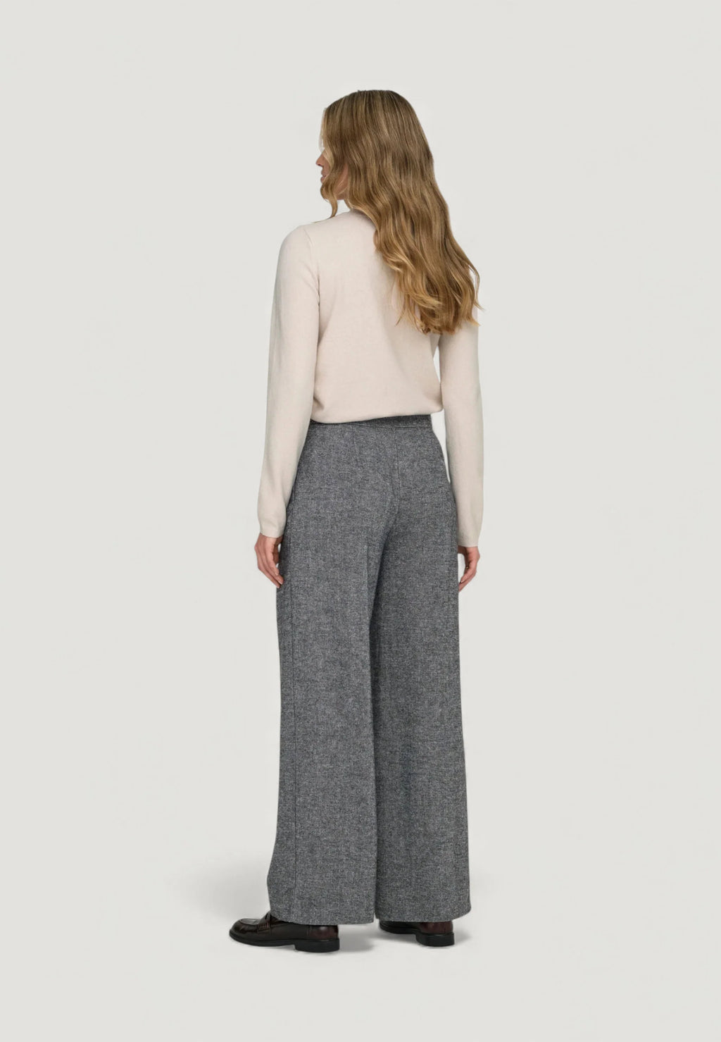 Only donna pantalone BEKKA LIFE WIDE WOOL