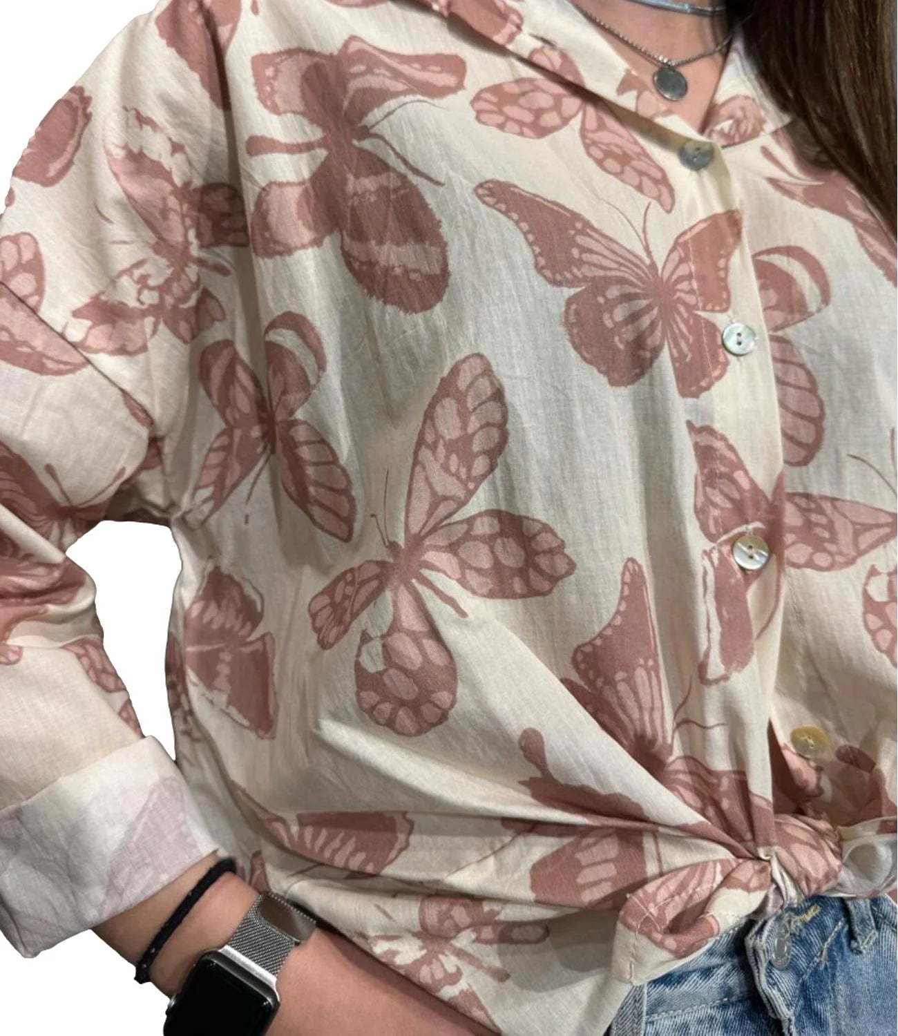 Susy mix donna camicia 235FAR Multicolor Rosa