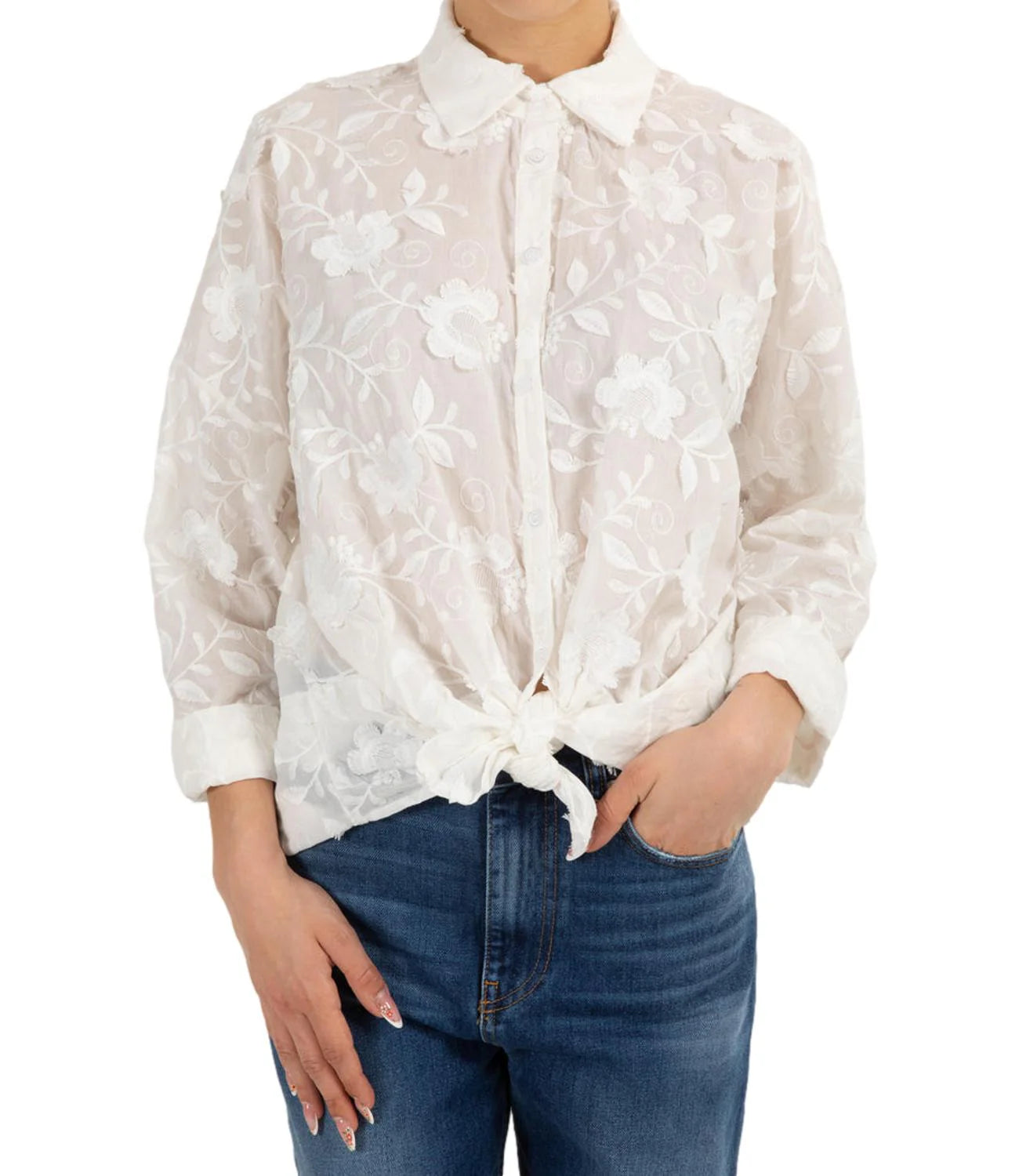 Susy mix donna camicia PE24625BIS Bianco