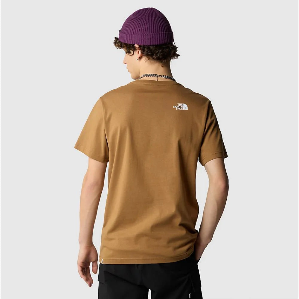 The North Face uomo t-shirt Berkeley California NF0A87U51731 Marrone