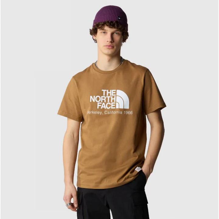 The North Face uomo t-shirt Berkeley California NF0A87U51731 Marrone