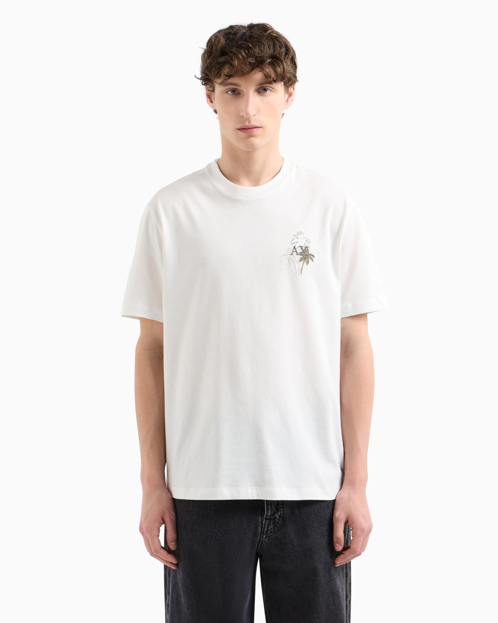 Armani Exchange uomo t-shirt XM000572AF10334 U009 Bianco