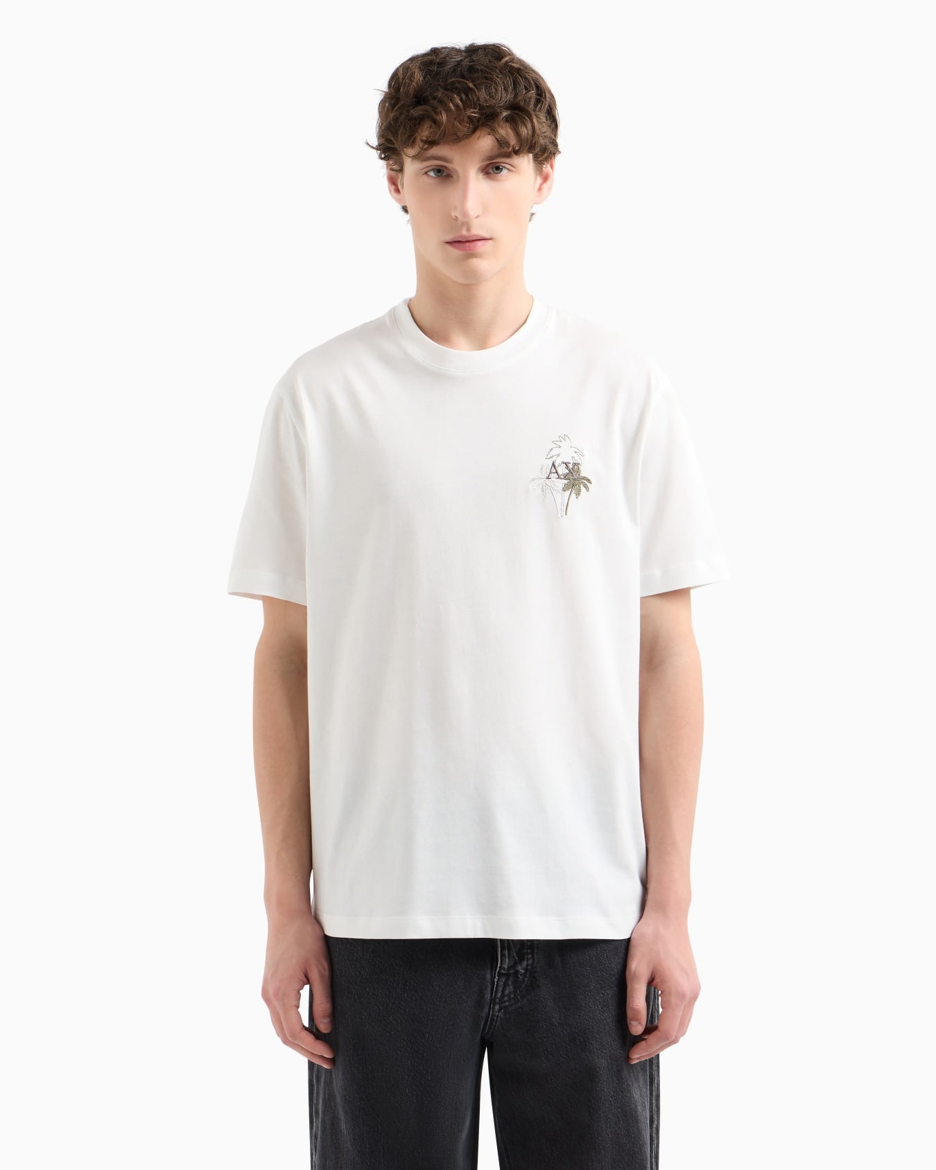 Armani Exchange uomo t-shirt XM000572AF10334 U009 Bianco
