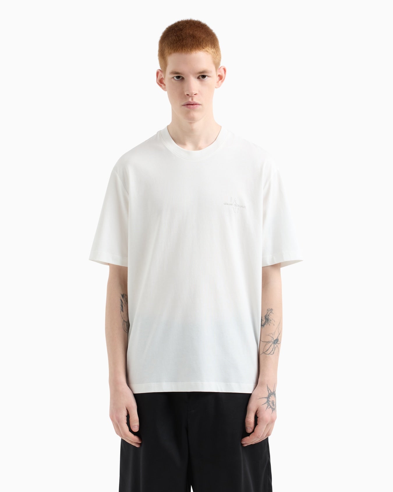 Armani Exchange uomo t-shirt XM000763AF1230 U009 Bianco