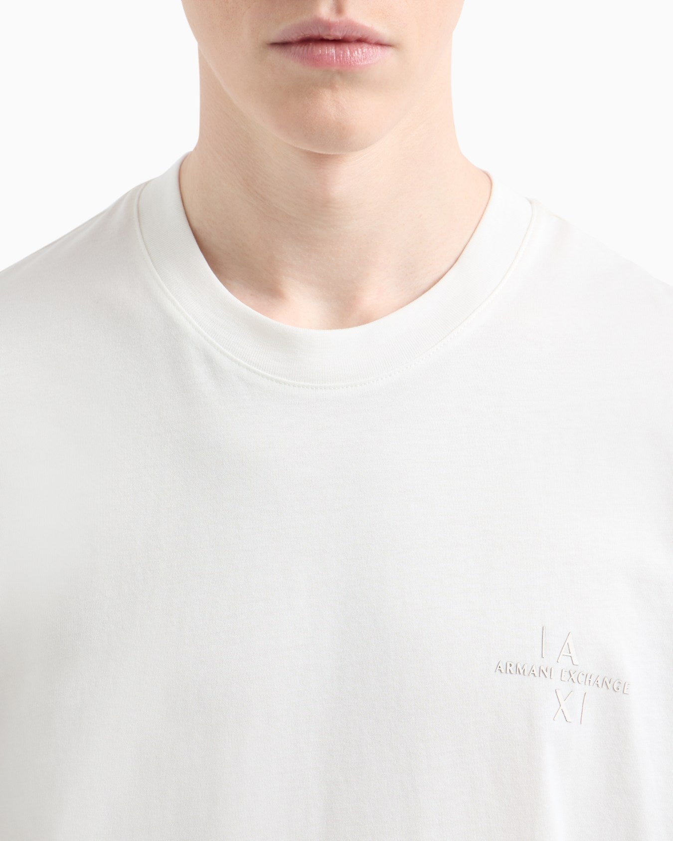 Armani Exchange uomo t-shirt XM000763AF1230 U009 Bianco