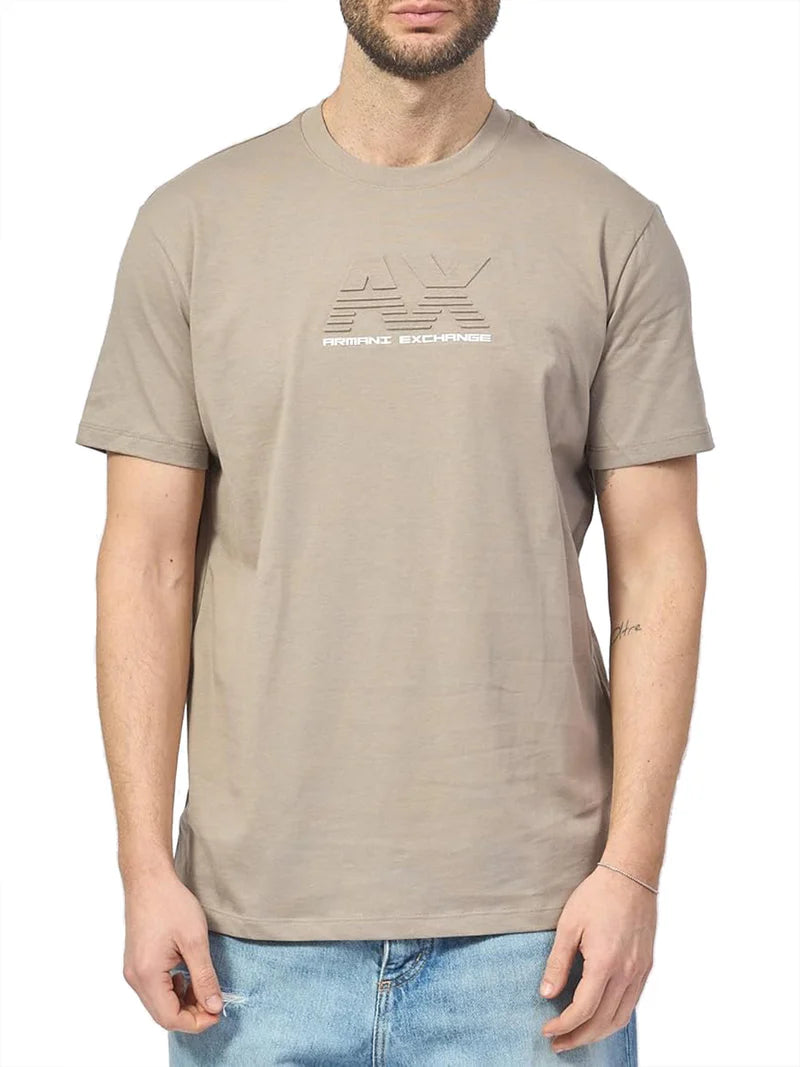 Armani Exchange uomo t-shirt XM000544AF10361 U6167 Beige