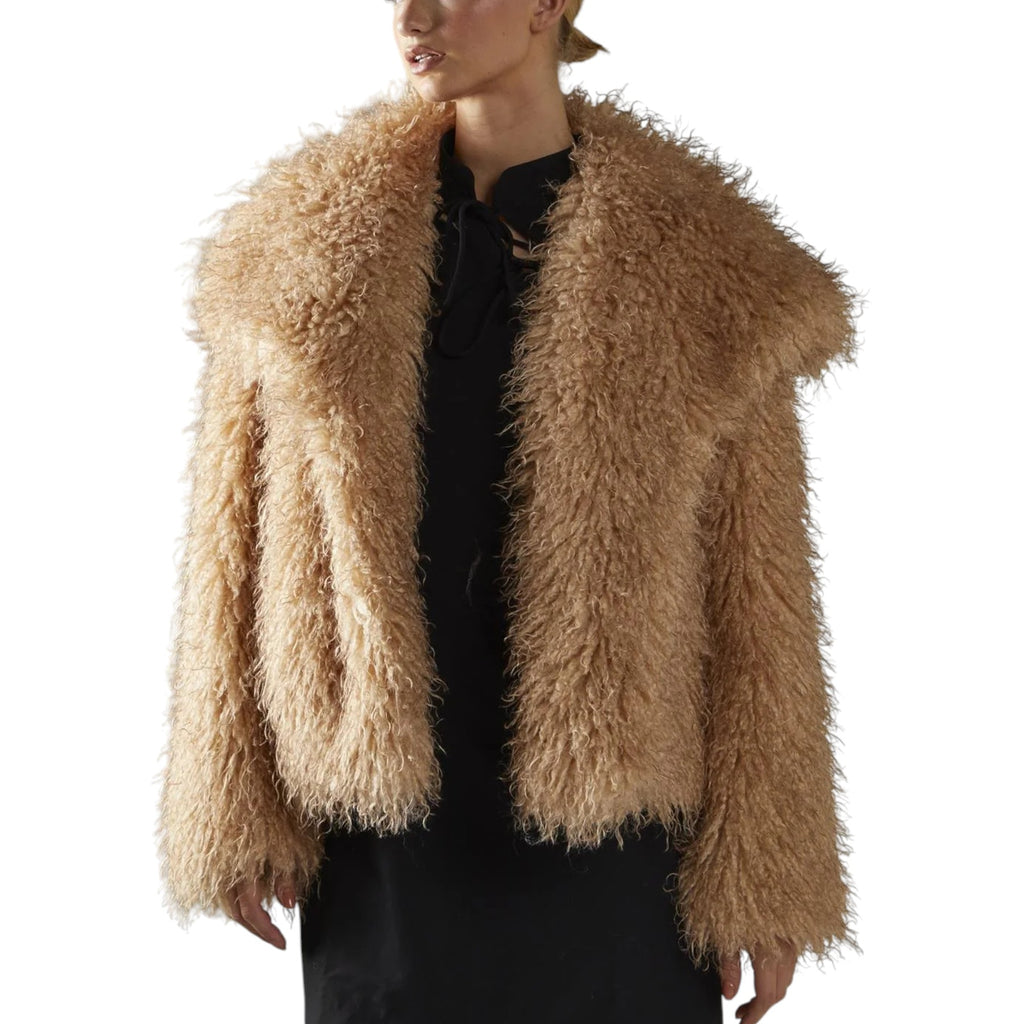 Glamorous donna pelliccia AN5324 caramel