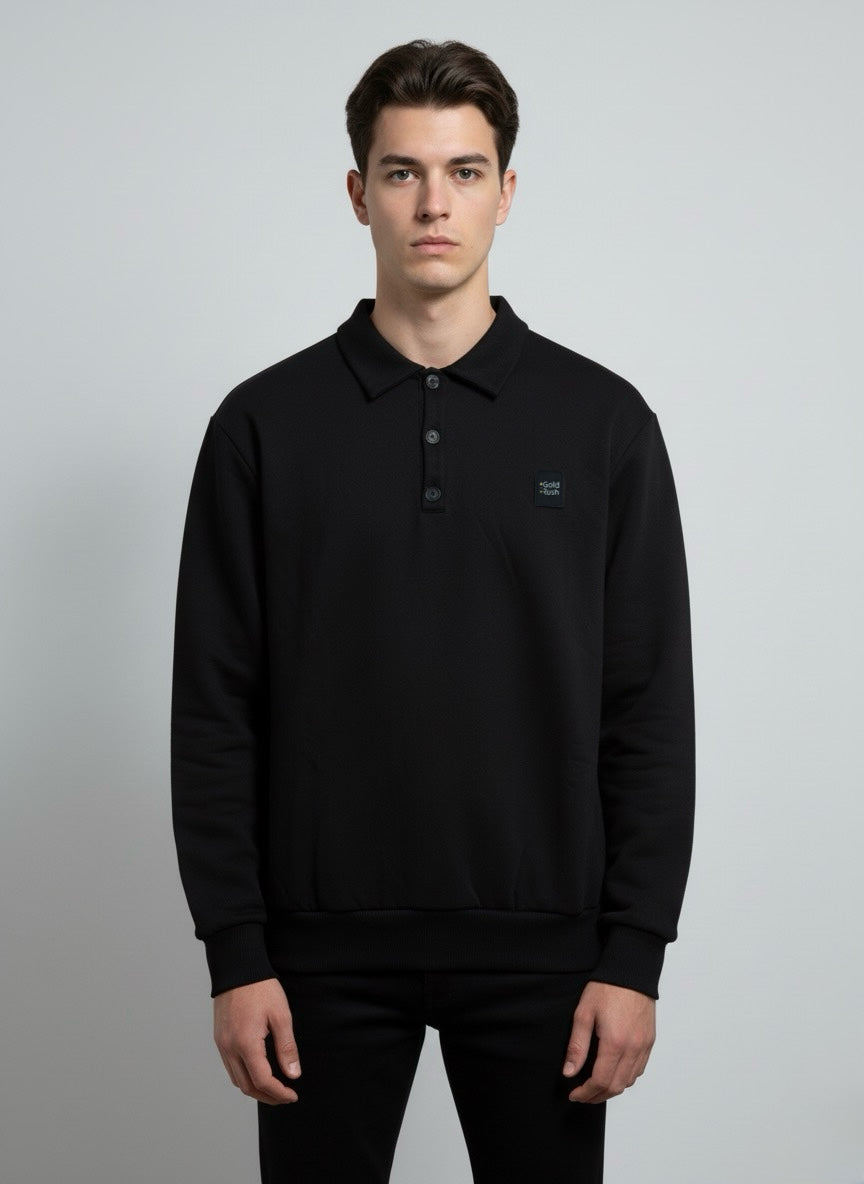Gold Rush uomo felpa M1COL07 I25 NERO