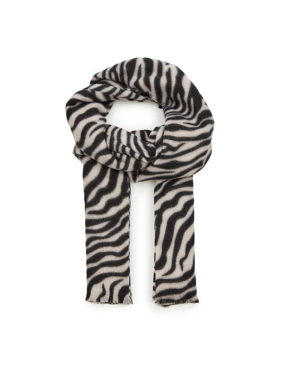 pieces donna sciarpa orna long 17127884 Antique White/Zebra