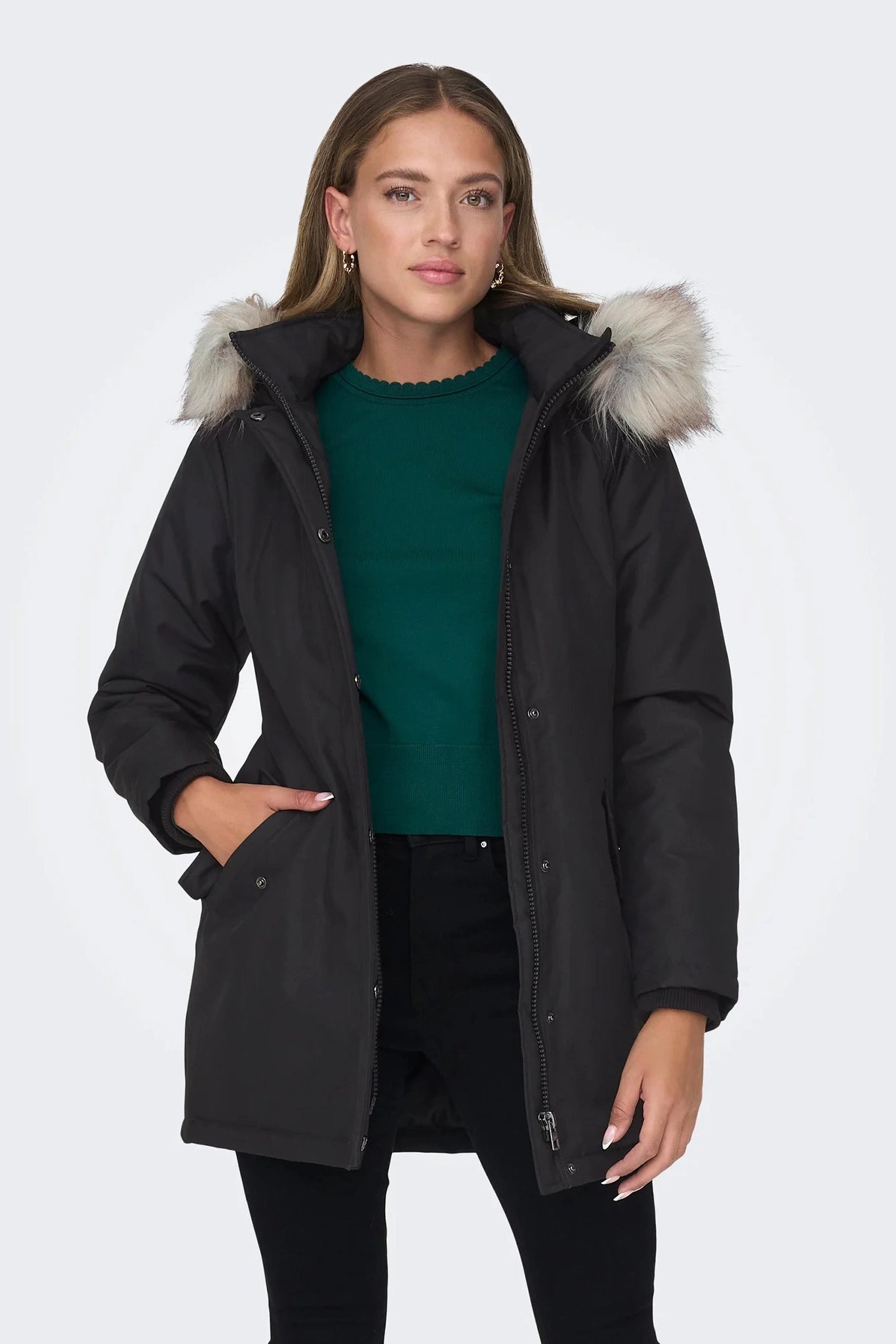 only donna parka new Katy Life 15300633 black