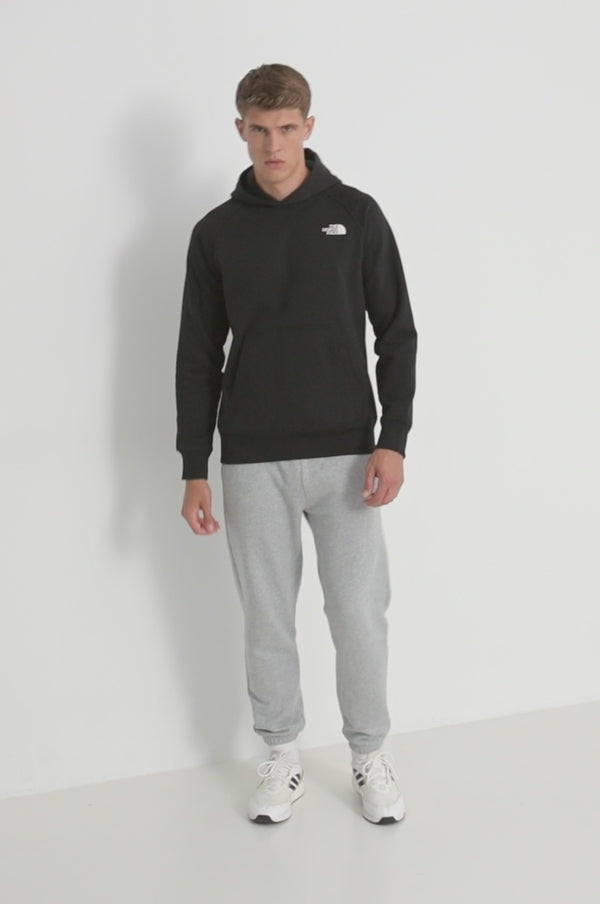 the north face uomo felpa raglan redbox  NF0A89F9KY41  balck white