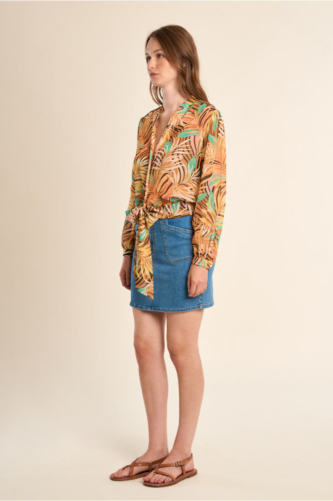 Molly Bracken donna camicia LADIES WOVEN P1771EE