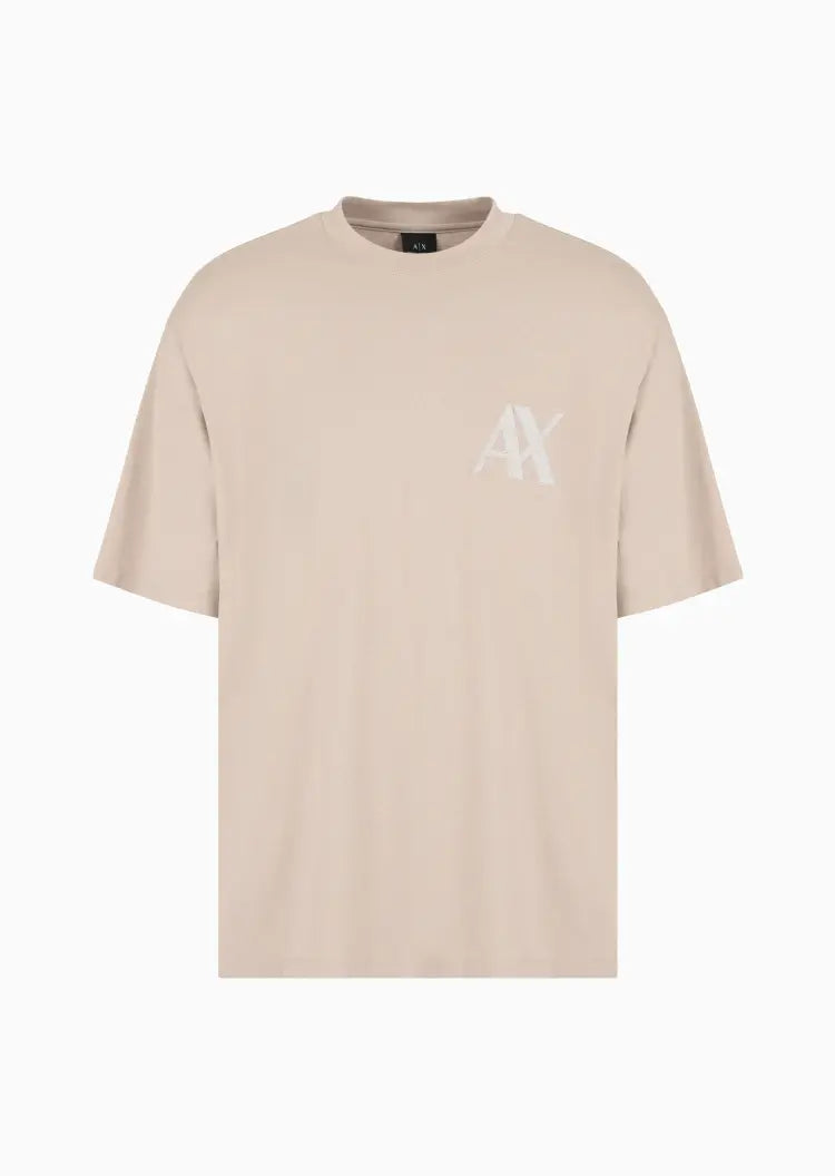 armani exchange uomo maglia 6DZMJF ZJLFZ 17AB Beige