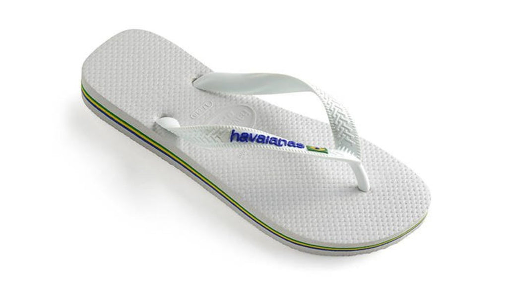 Havaianas uomo infradito Brasil Logo 4110850 0001 Bianco