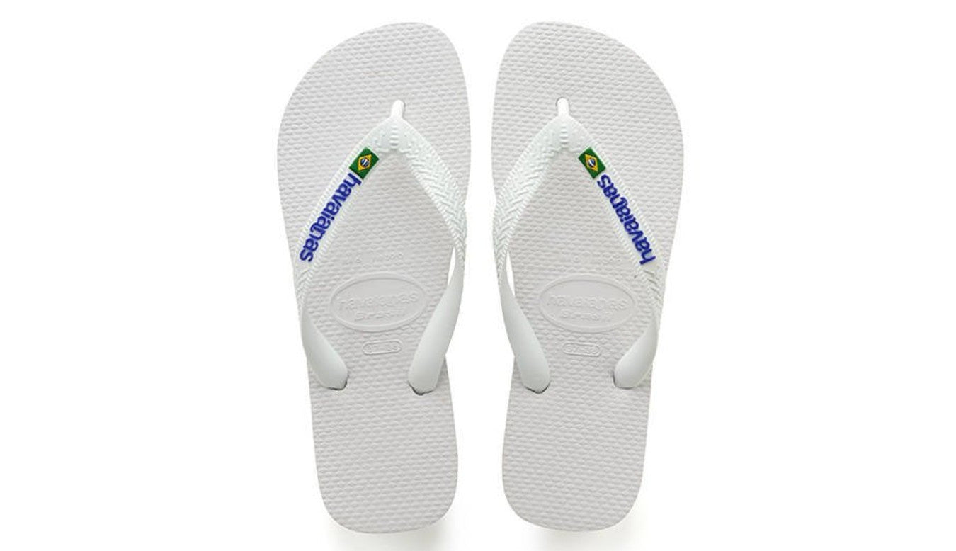 Havaianas uomo infradito Brasil Logo 4110850 0001 Bianco