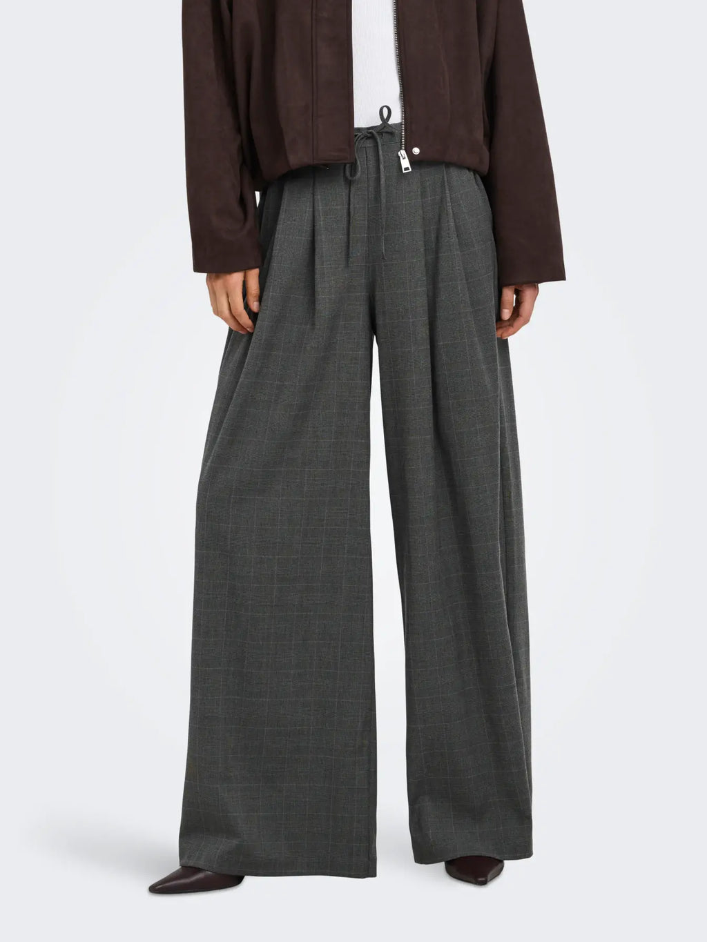 Only pantalone ENIA 15376501 Dark Grey Melange
