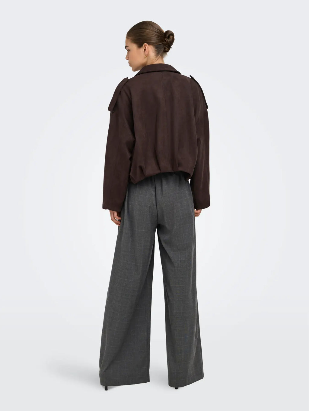 Only pantalone ENIA 15376501 Dark Grey Melange